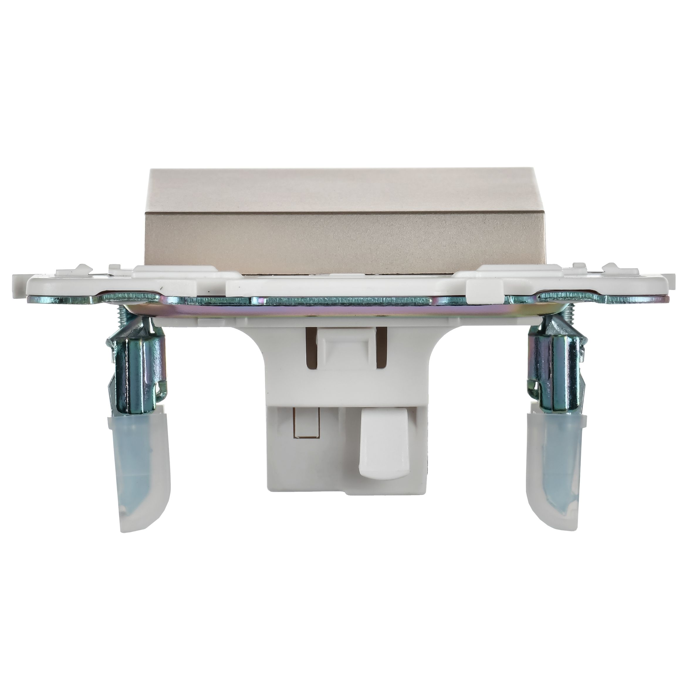             SKANDY Ажыратқыш, 1 пернелі, батырмалы 10А SK-V14Sh шампан IEK    