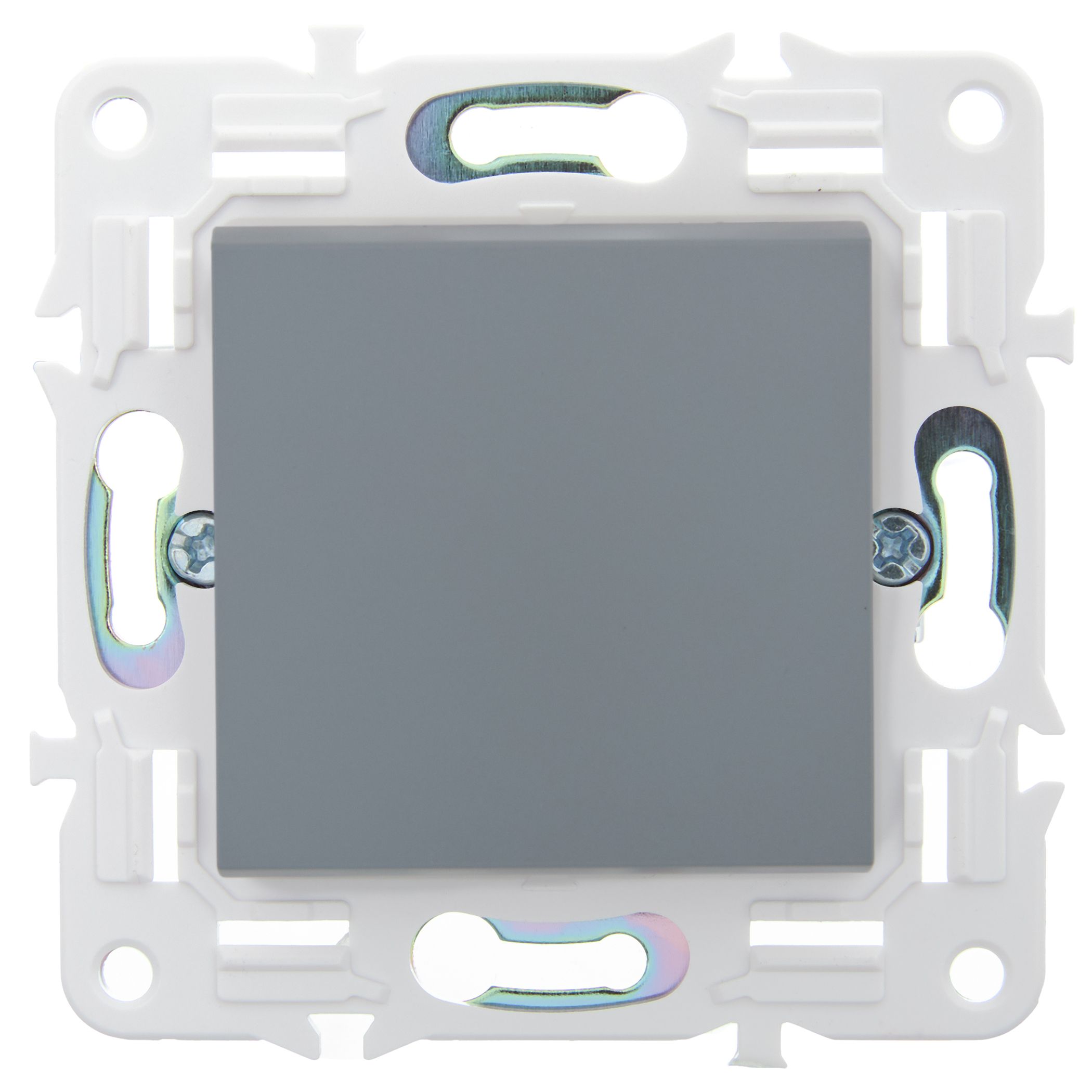             SKANDY Ажыратқыш, 1 пернелі, батырмалы 10А SK-V14Gr сұр IEK    