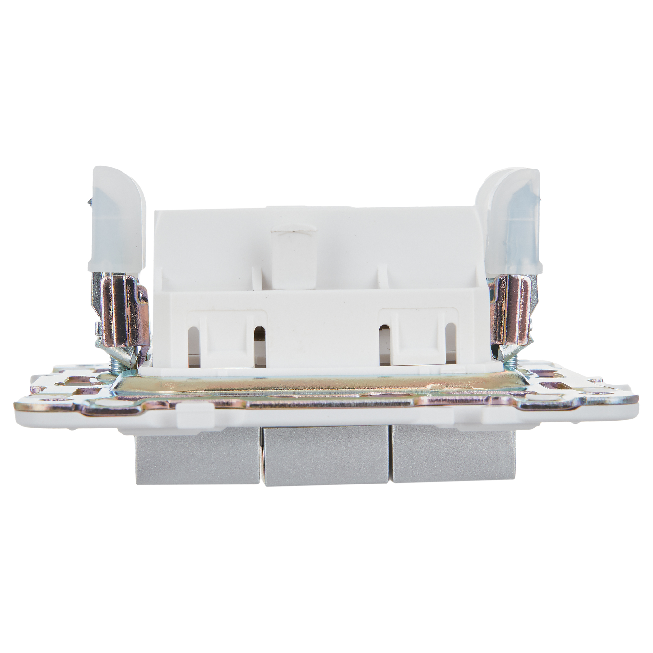             SKANDY Ажыратқыш 3 пернелі 10А SK-V11S күміс IEK    