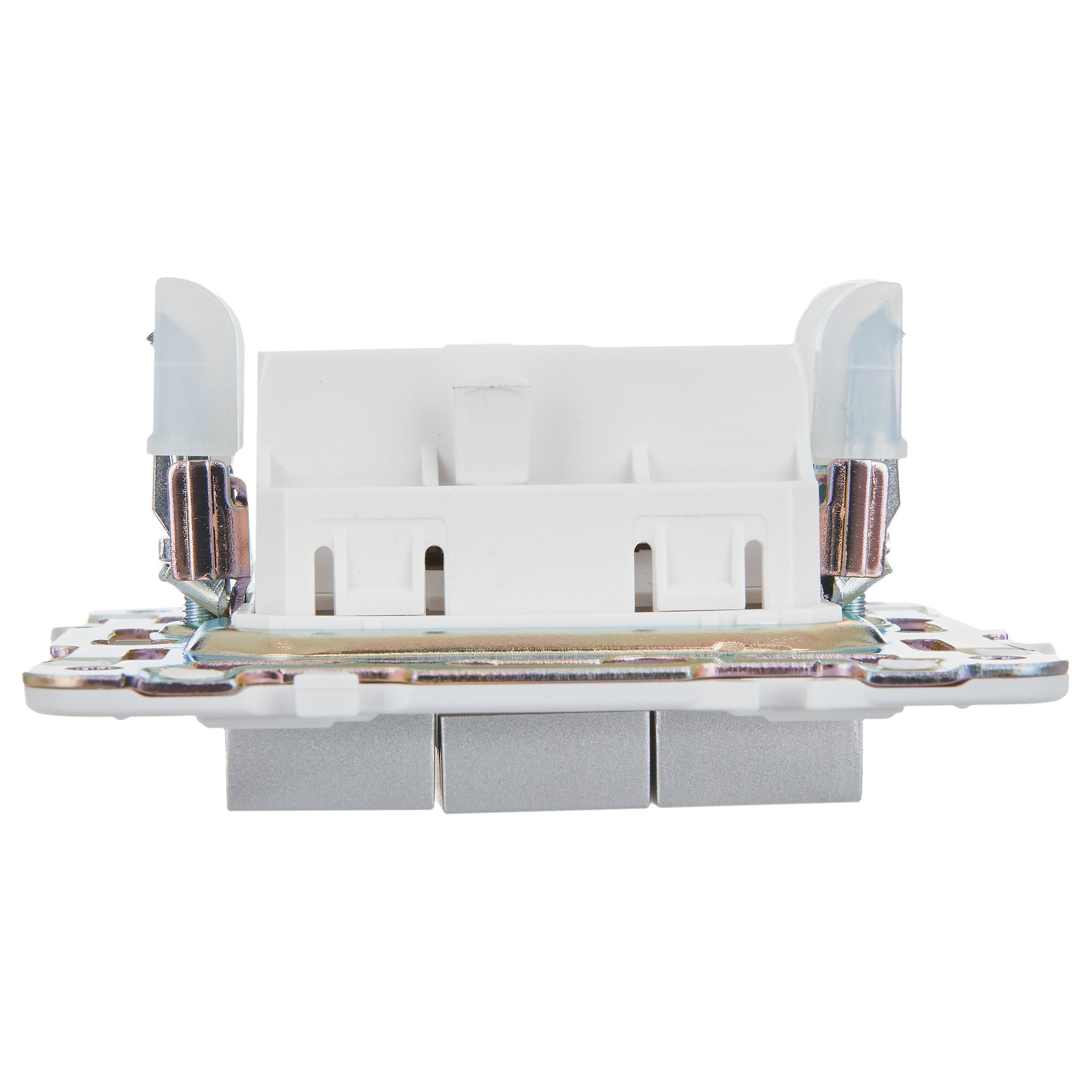             SKANDY Ажыратқыш 3 пернелі 10А SK-V11S күміс IEK    