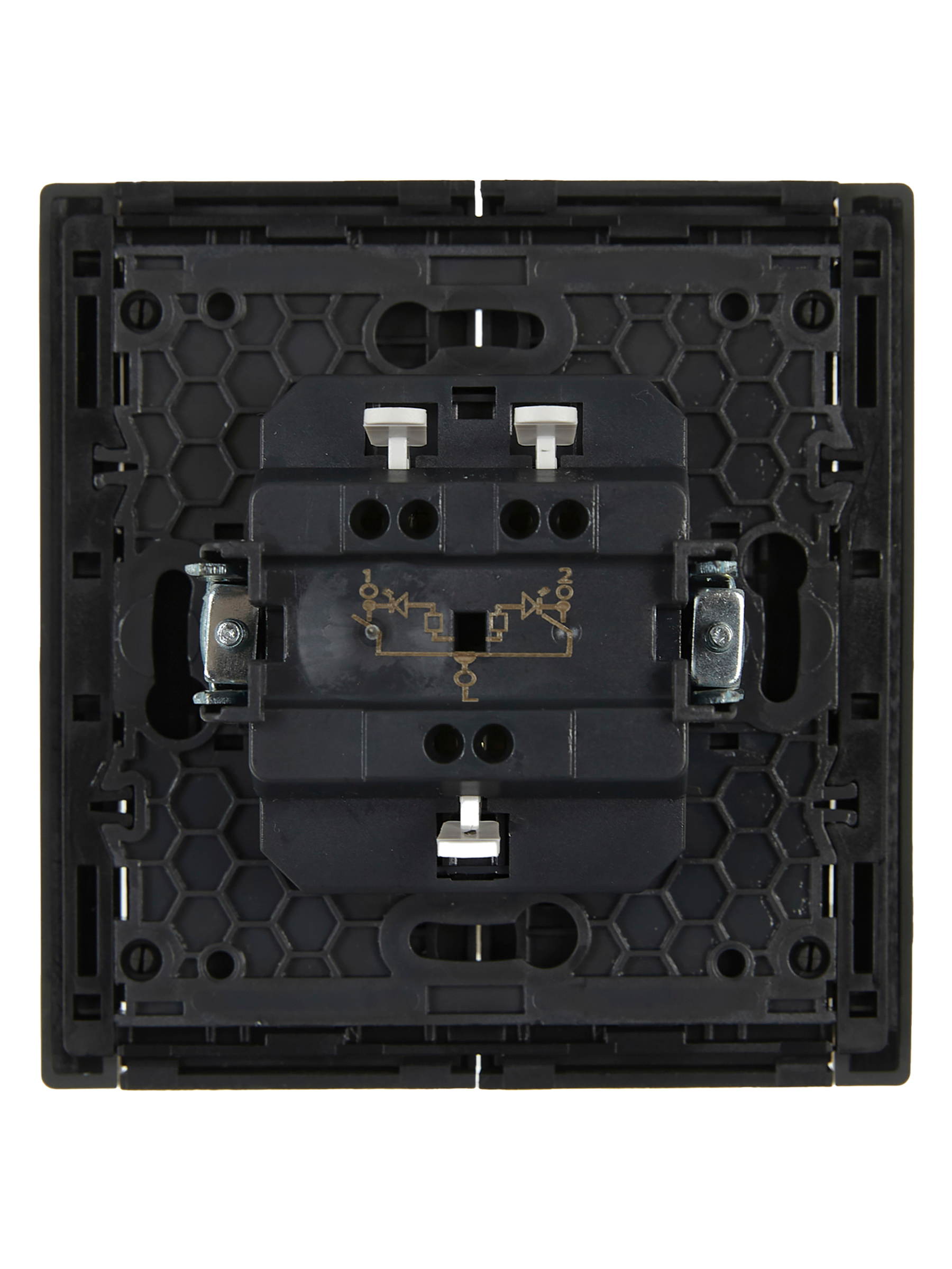             FORTE&PIANO Ажыратқыш 2 пернелі, индикациямен 10А FP306 сұр IEK    