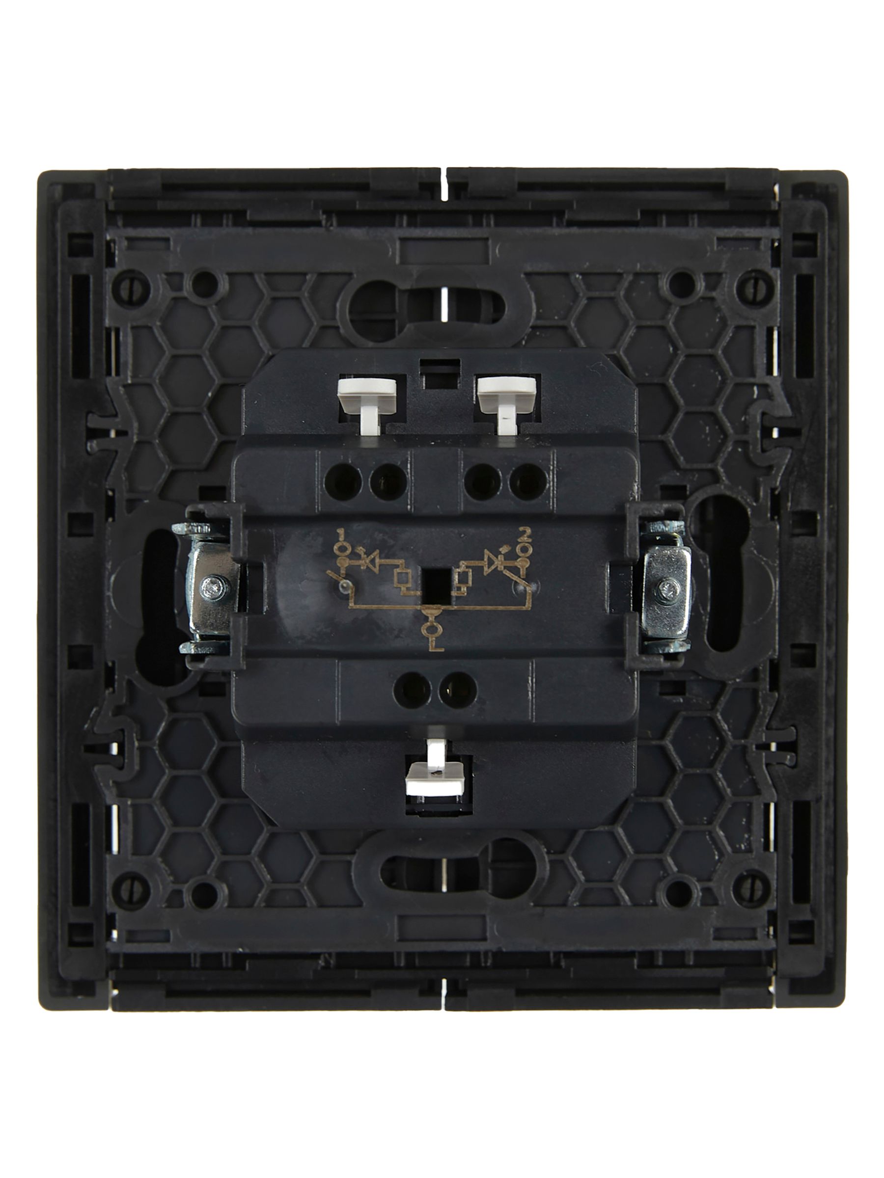             FORTE&PIANO Ажыратқыш 2 пернелі, индикациямен 10А FP306 сұр IEK    