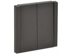 FORTE&PIANO Выключатель 2-клавишный с индикацией 10А FP306 серый IEK