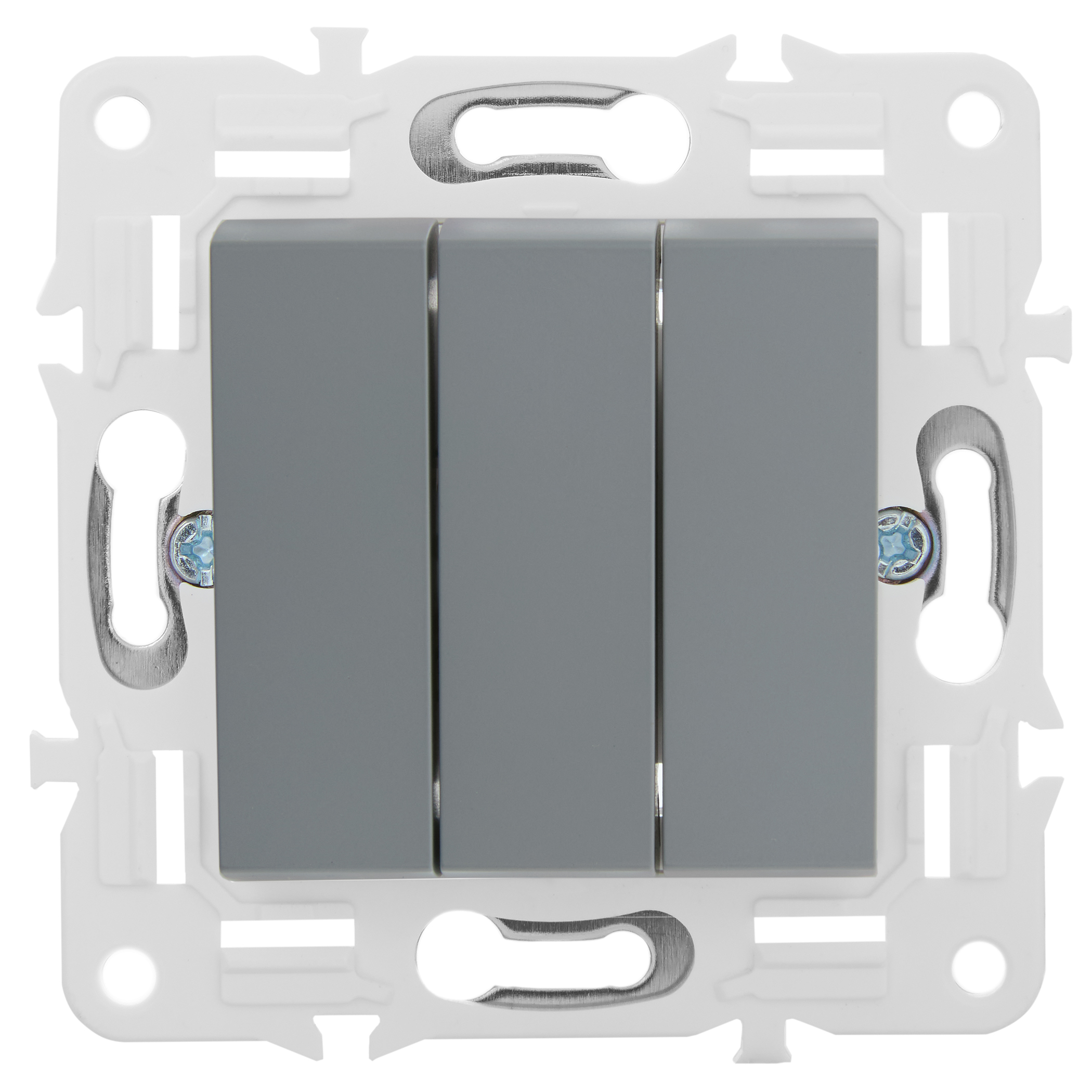             SKANDY Ажыратқыш 3 пернелі 10А SK-V11Gr сұр IEK    