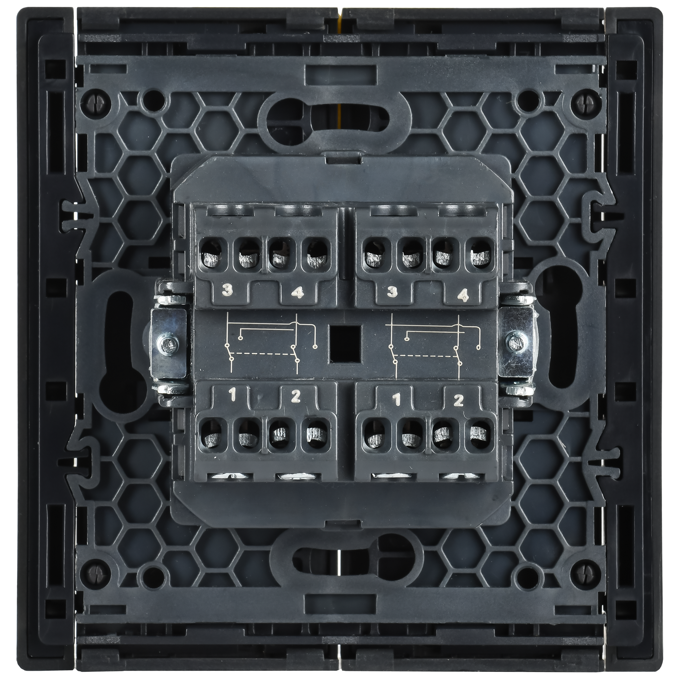             FORTE&PIANO Ажыратқыш, 2 пернелі, айқара 10А FP309 сұр ИЭК    