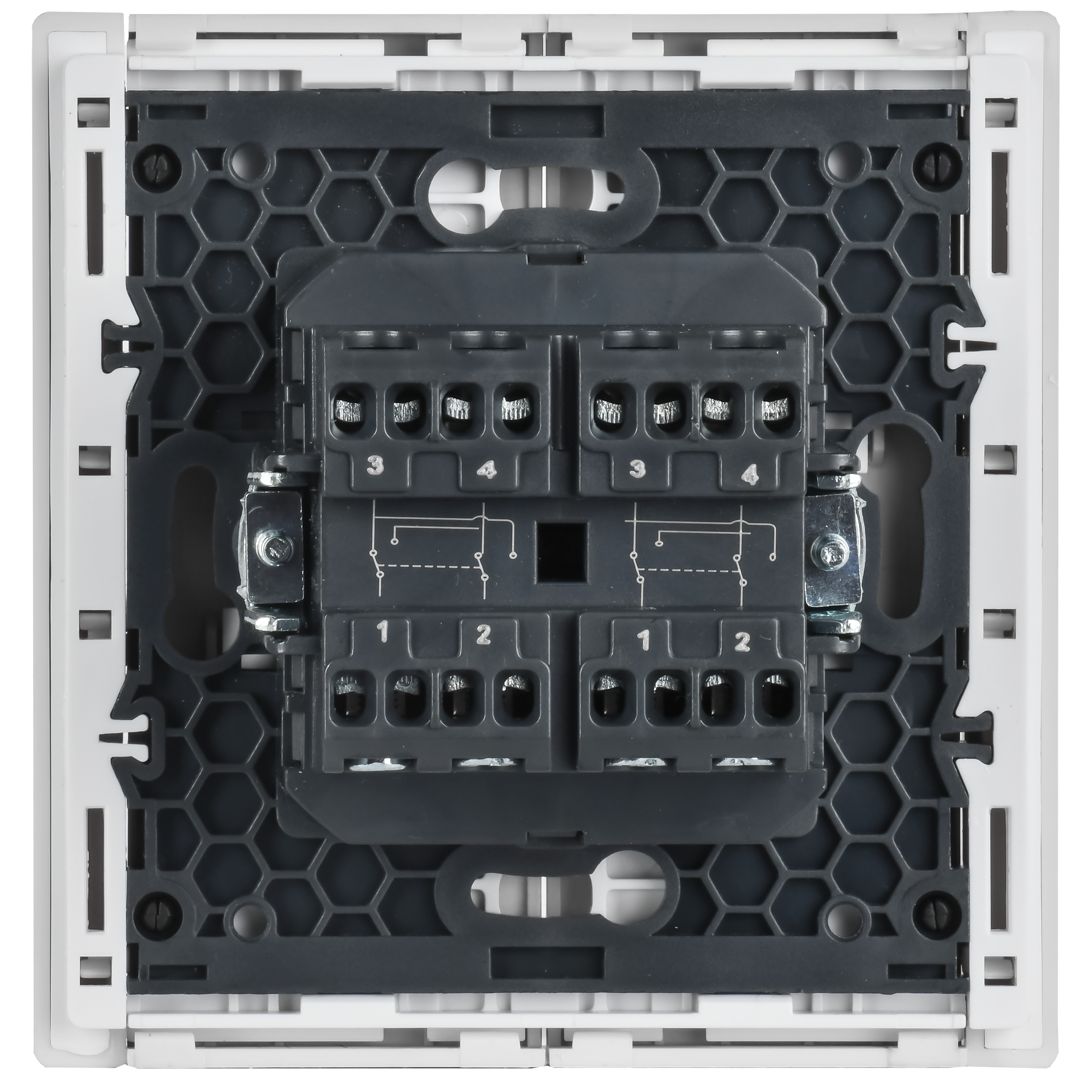             FORTE&PIANO Ажыратқыш, 2 пернелі, айқара 10А FP209 ақ IEK    