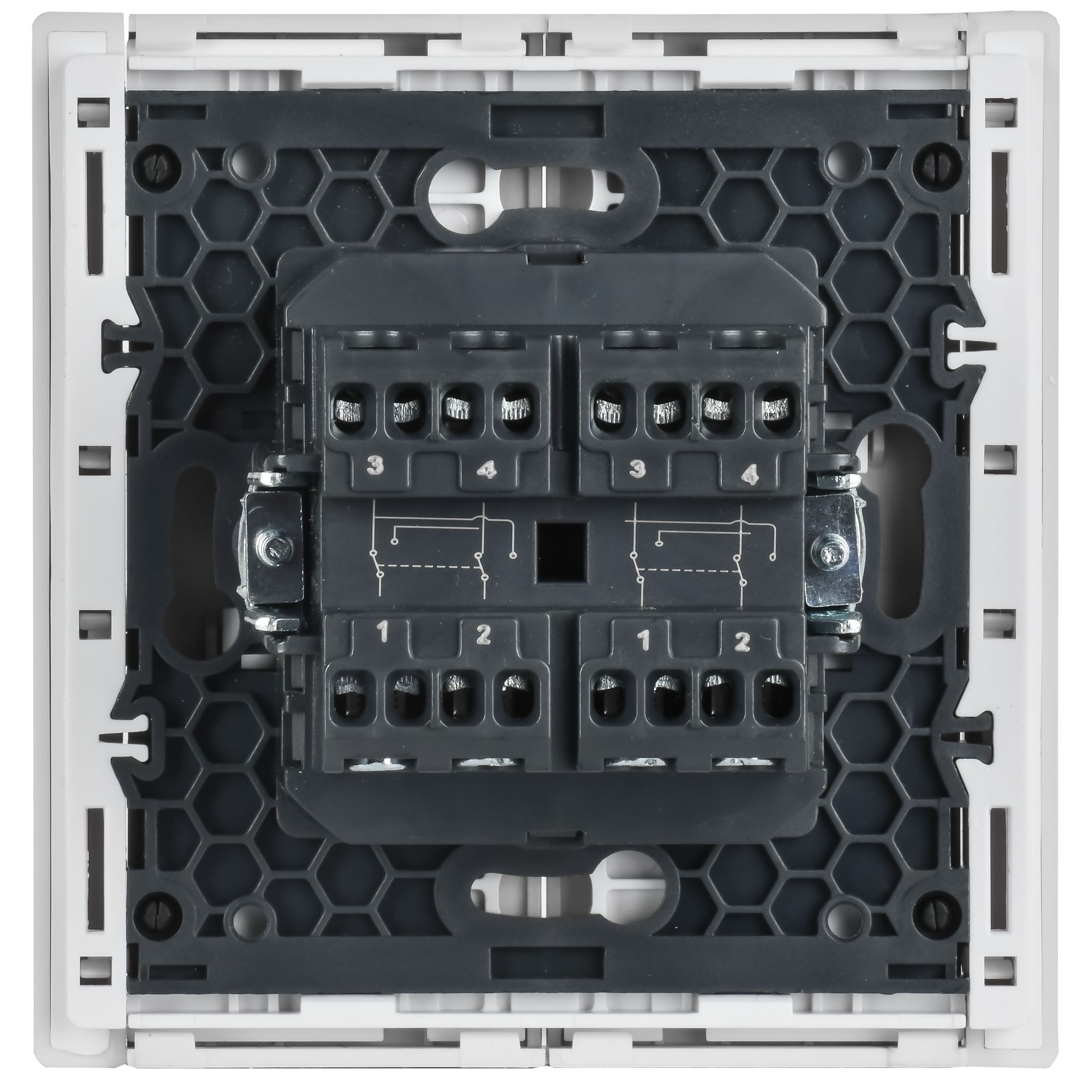             FORTE&PIANO Ажыратқыш, 2 пернелі, айқара 10А FP209 ақ IEK    