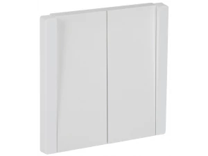 FORTE&PIANO Выключатель 2-клавишный перекрестный 10А FP209 белый ИЭК