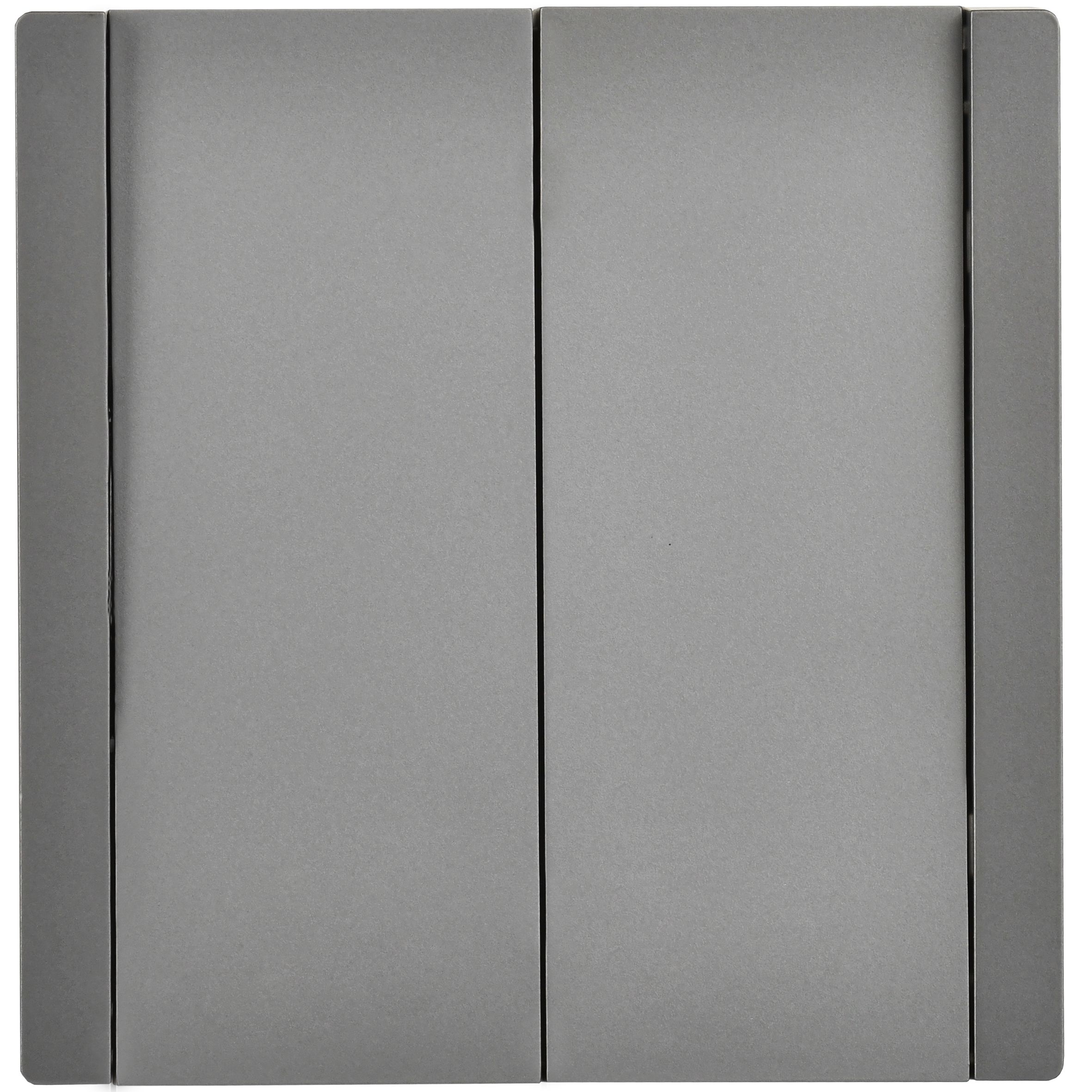             FORTE&PIANO Ажыратқыш, 2 пернелі, айқара 10А FP509 болат IEK    