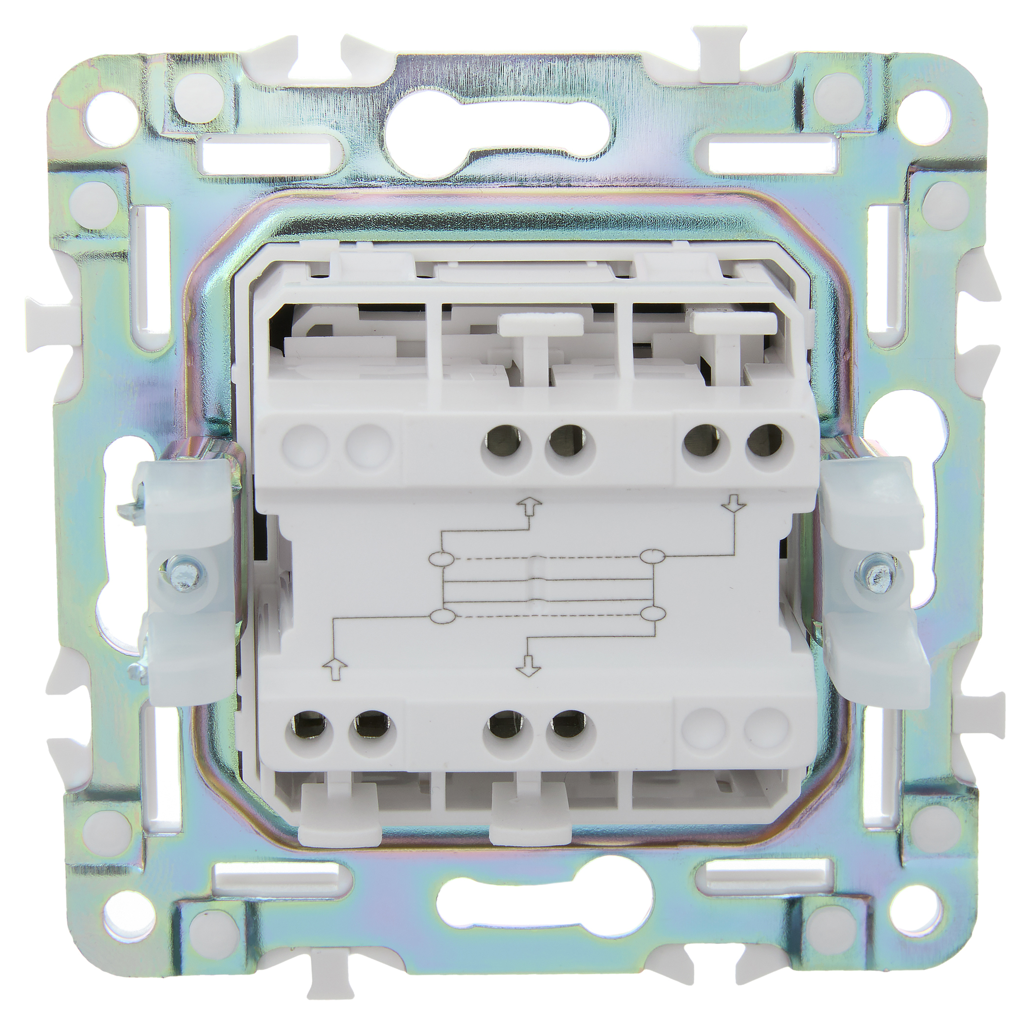             SKANDY Ажыратқыш, 1 пернелі, айқара 10А SK-V03B сарғыш IEK    