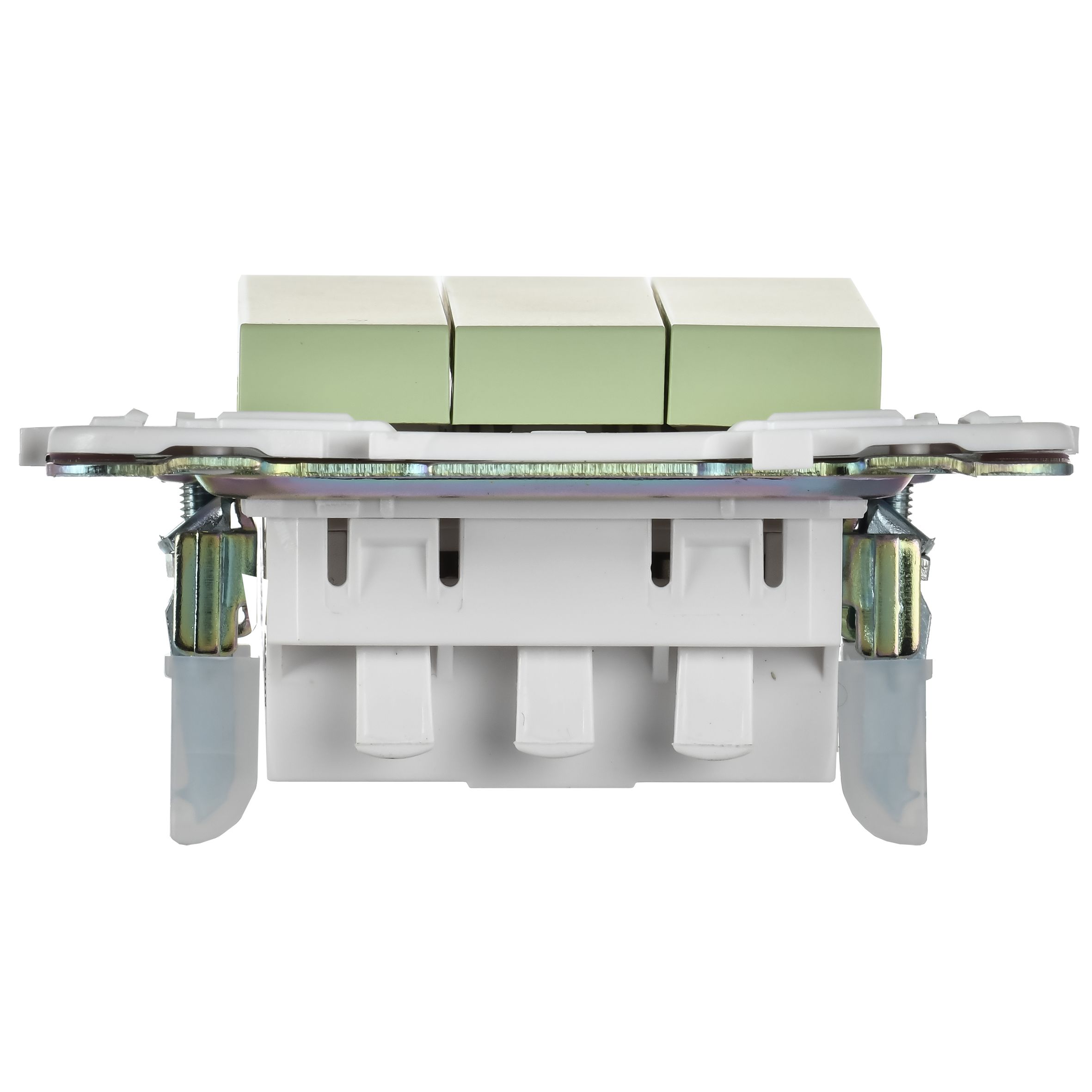             SKANDY Ажыратқыш 3 пернелі 10А SK-V11G жалбызды IEK    