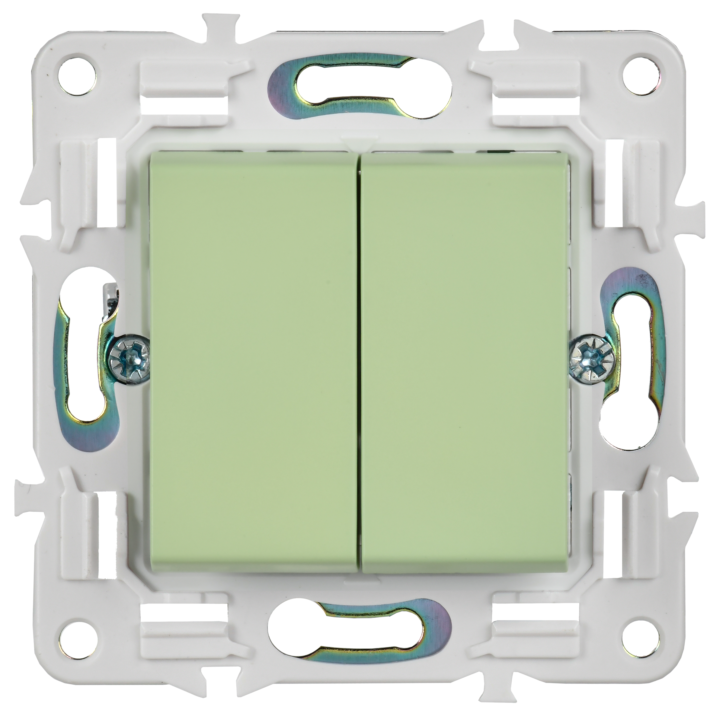             SKANDY Ажыратқыш, 2 пернелі, айқара 10А SK-V06G жалбызды IEK    