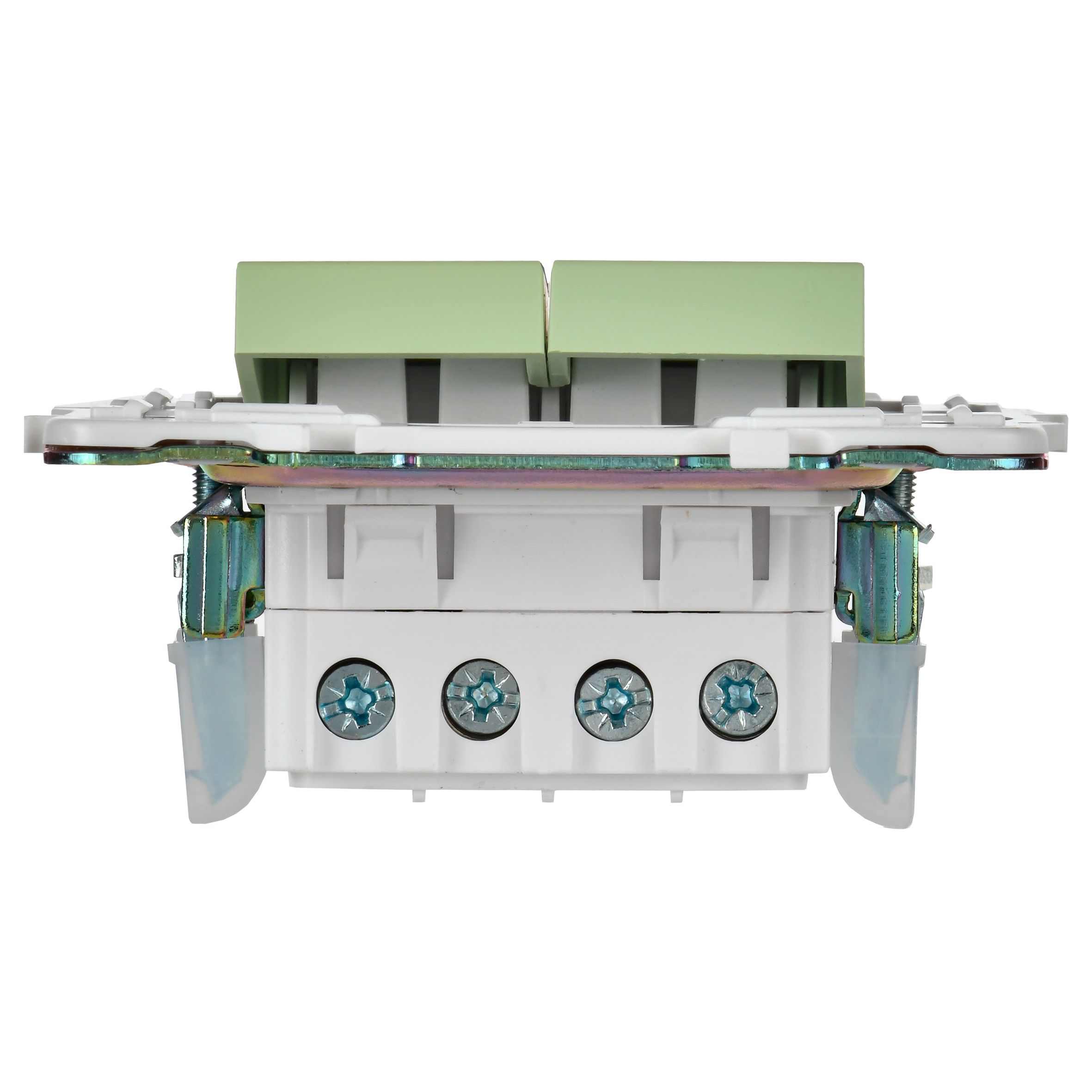             SKANDY Ажыратқыш, 2 пернелі, айқара 10А SK-V06G жалбызды IEK    