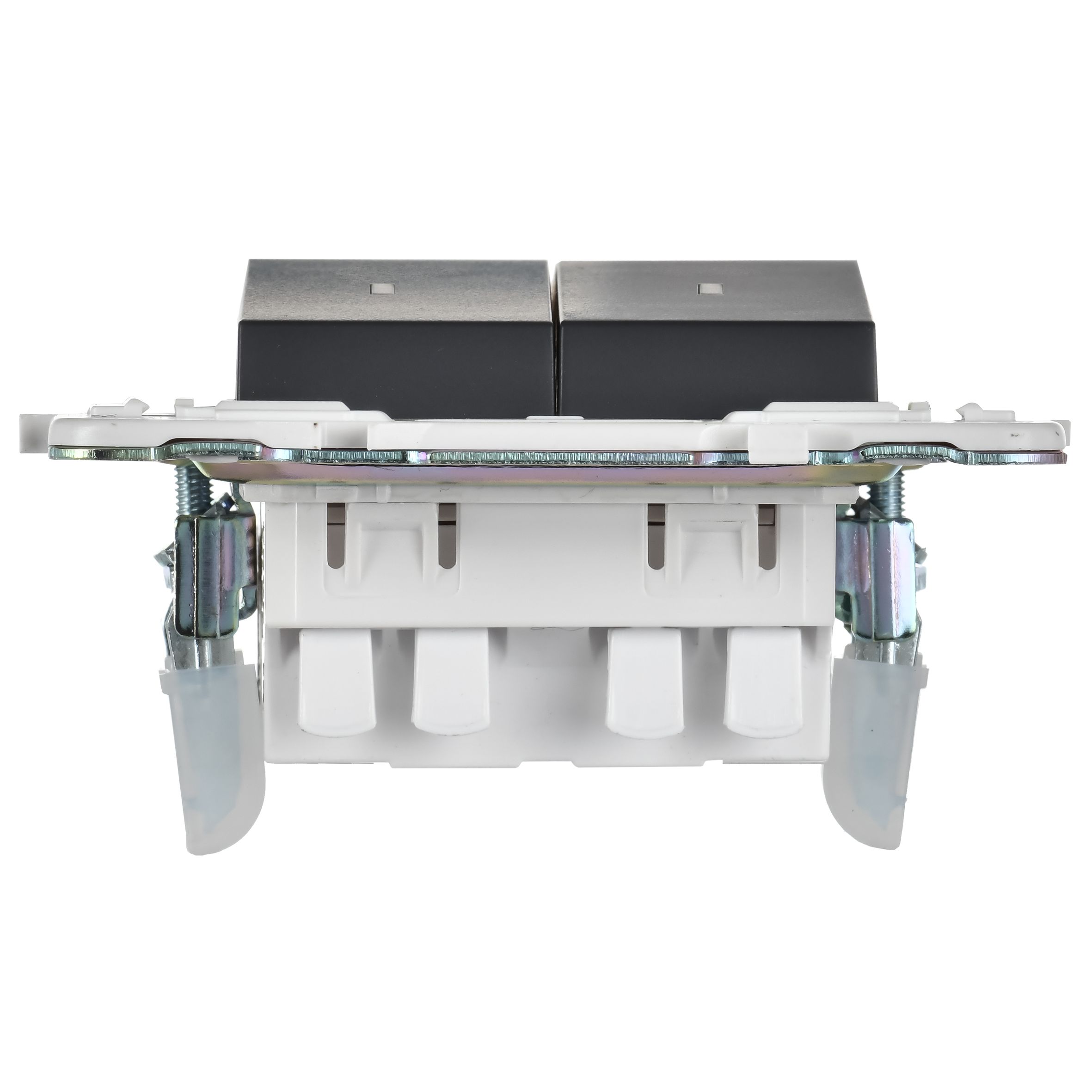             SKANDY Ажыратқыш, 2 пернелі, өтпелі, индикациямен, 10А SK-V10T титан IEK    