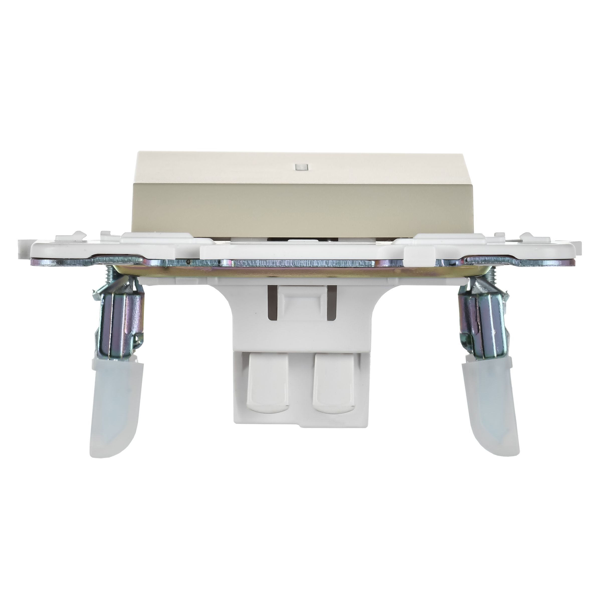             SKANDY Ажыратқыш, 1 пернелі, өтпелі, индикациямен, 10А SK-V08B сарғыш IEK    