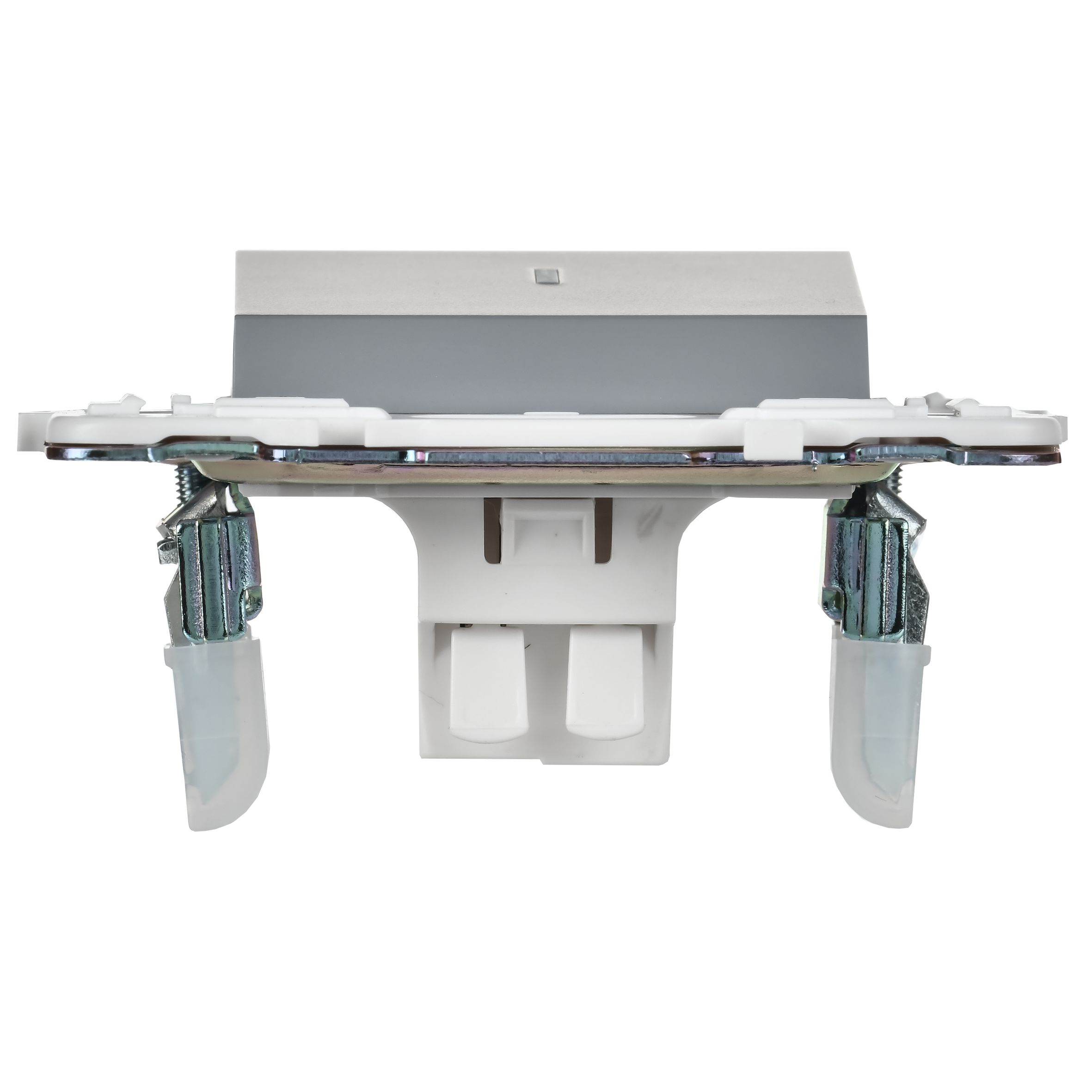             SKANDY Ажыратқыш, 1 пернелі, өтпелі, индикациямен, 10А SK-V08Gr сұр IEK    