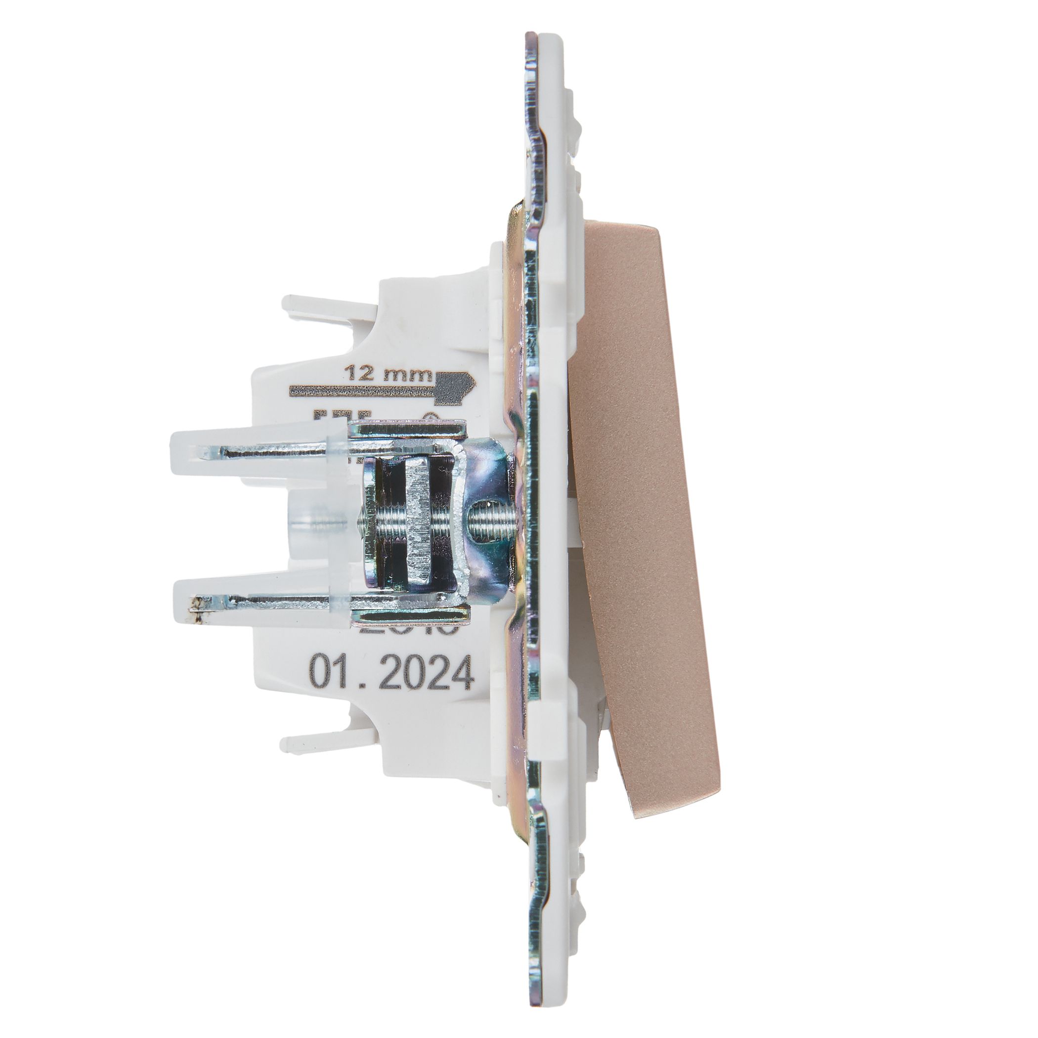             SKANDY Ажыратқыш, 1 пернелі, өтпелі, индикациямен, 10А SK-V08Sa құм IEK    