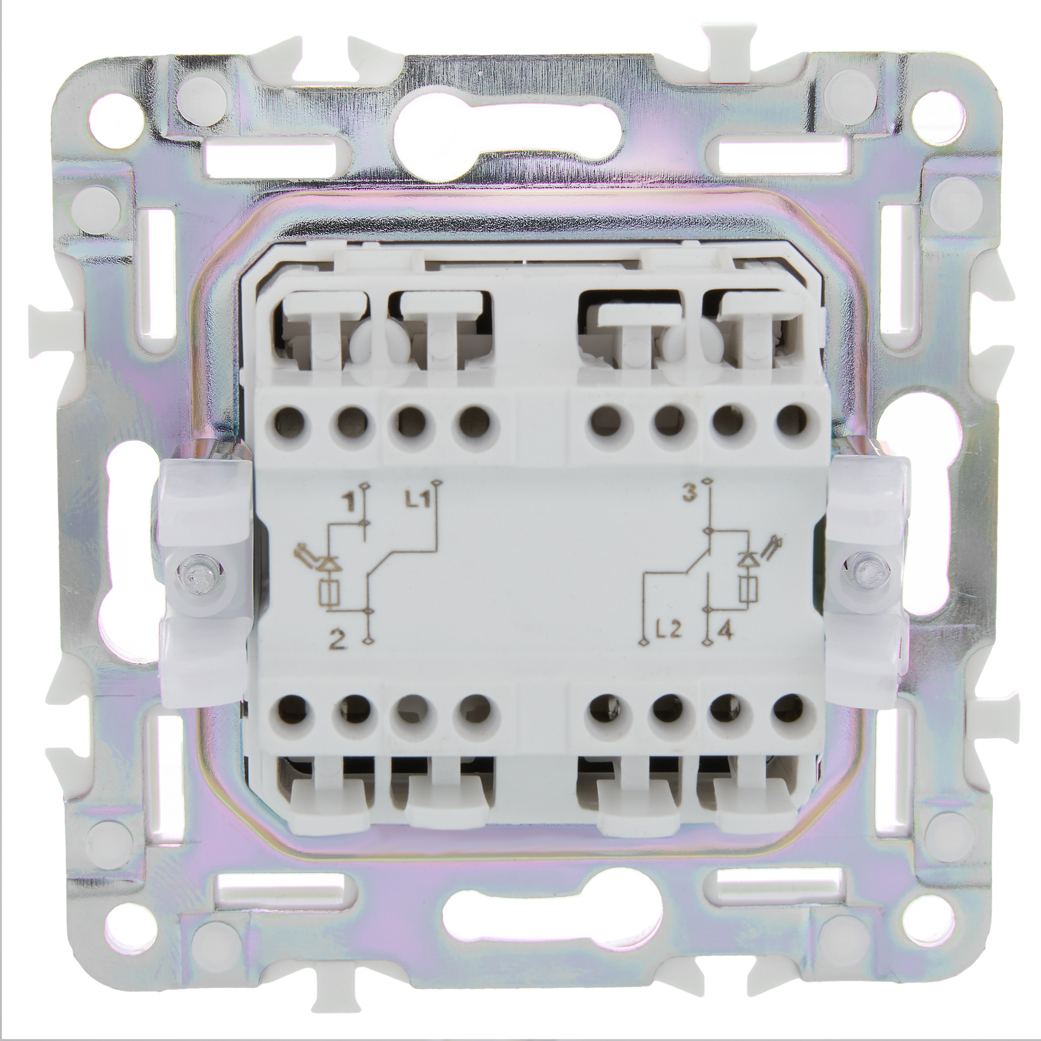 SKANDY Ажыратқыш, 2 пернелі, өтпелі, индикациямен, 10А SK-V10Sa құм IEK