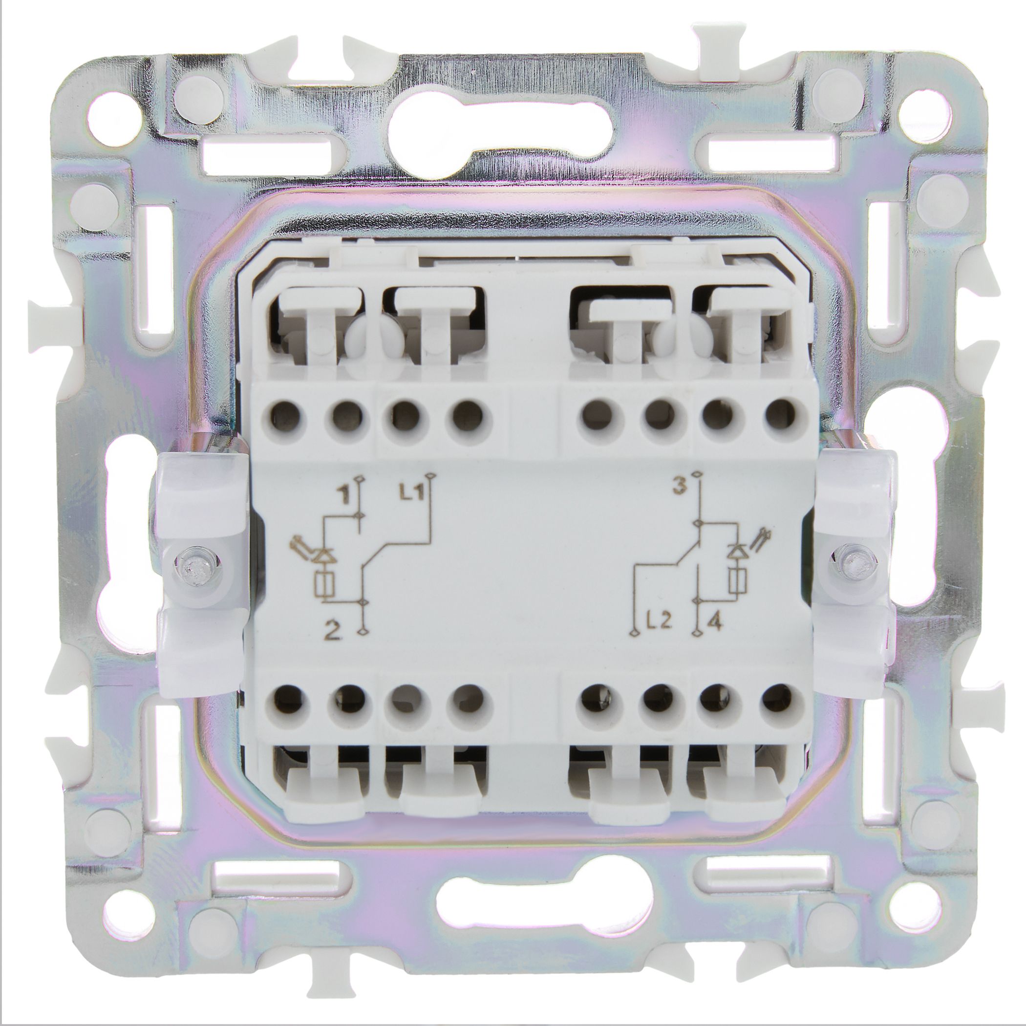             SKANDY Ажыратқыш, 2 пернелі, өтпелі, индикациямен, 10А SK-V10Sa құм IEK    