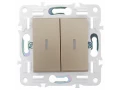 SKANDY Ажыратқыш, 2 пернелі, өтпелі, индикациямен, 10А SK-V10Sa құм IEK