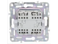 SKANDY Ажыратқыш, 2 пернелі, өтпелі, индикациямен, 10А SK-V10Sa құм IEK