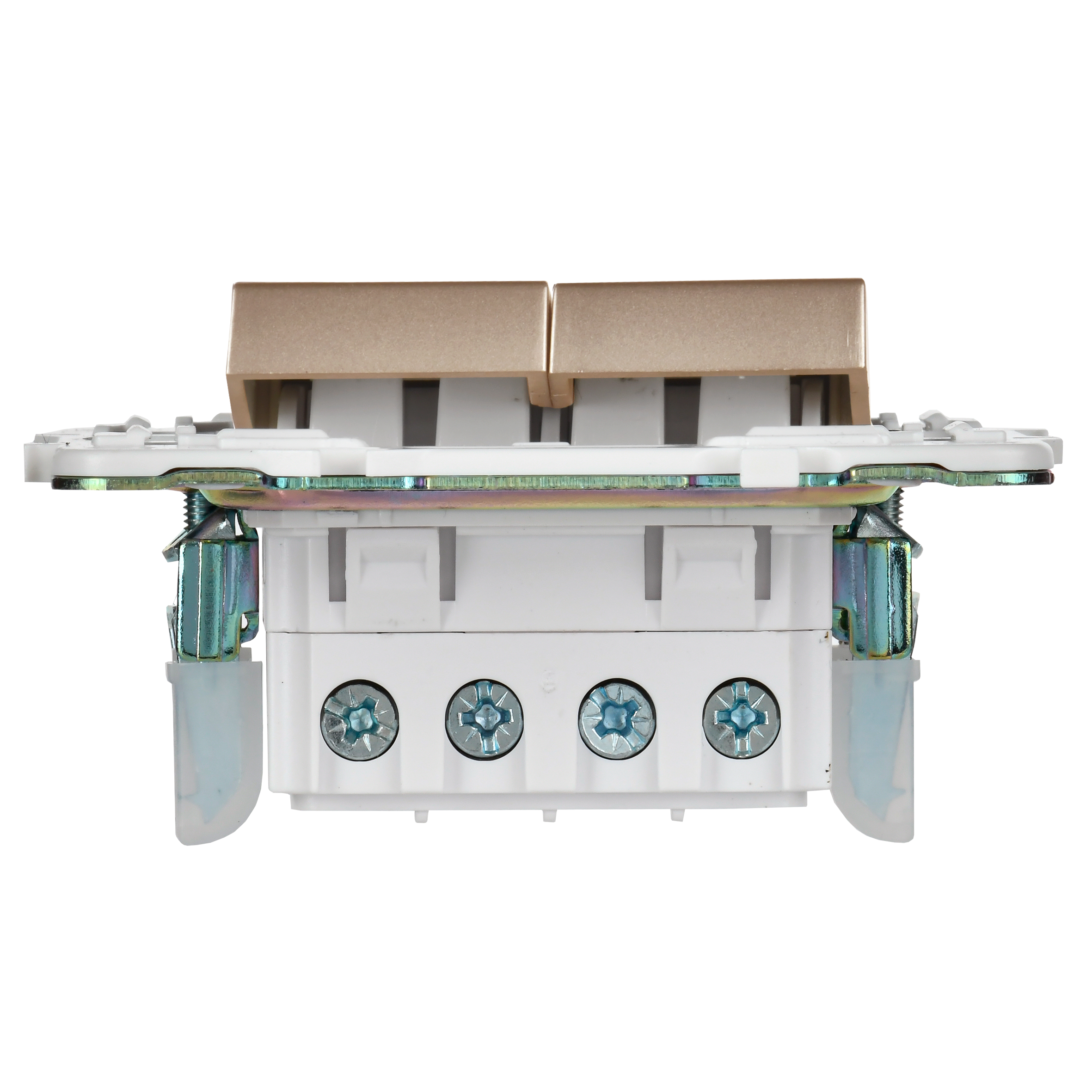             SKANDY Ажыратқыш, 2 пернелі, айқара 10А SK-V06Sa құм IEK    