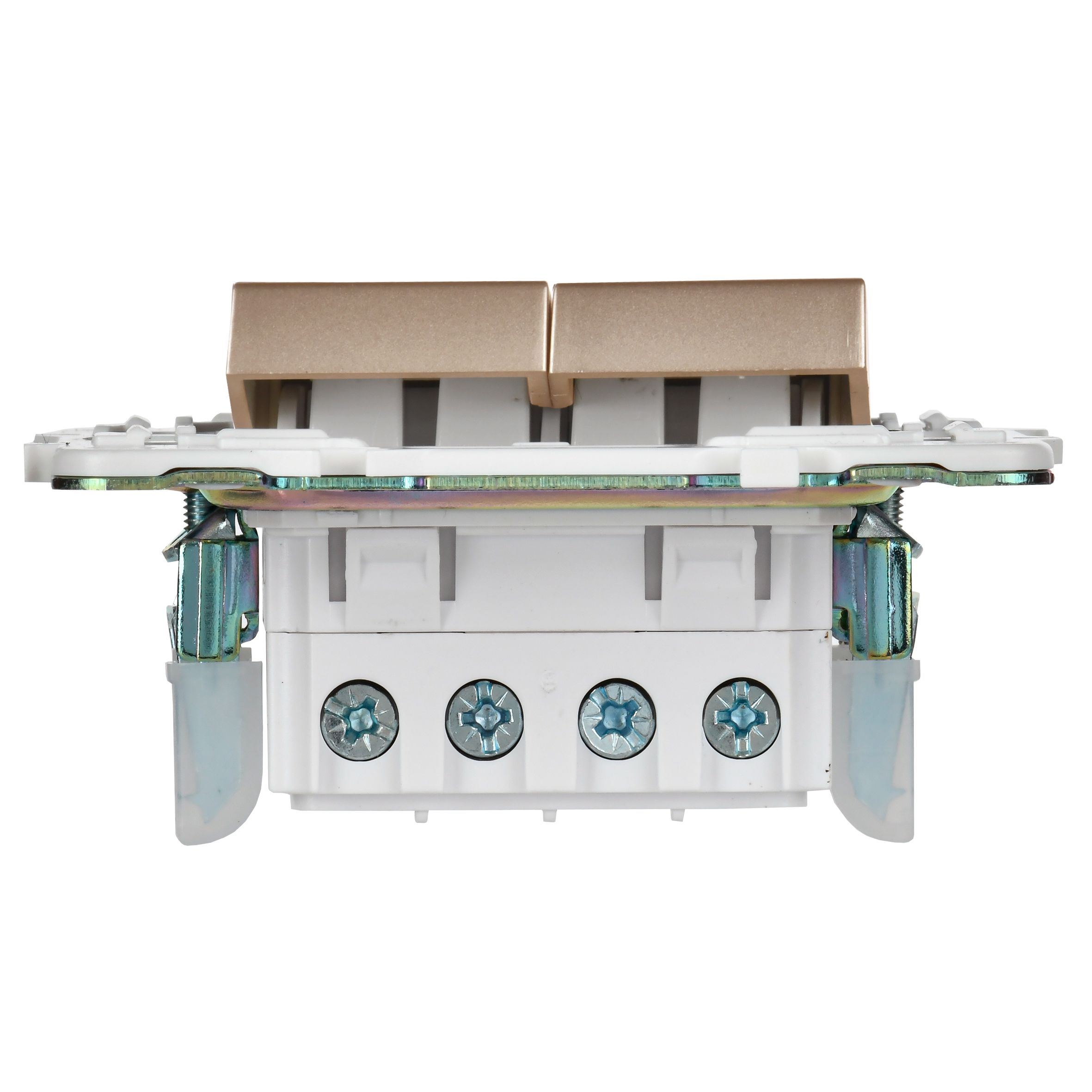             SKANDY Ажыратқыш, 2 пернелі, айқара 10А SK-V06Sa құм IEK    