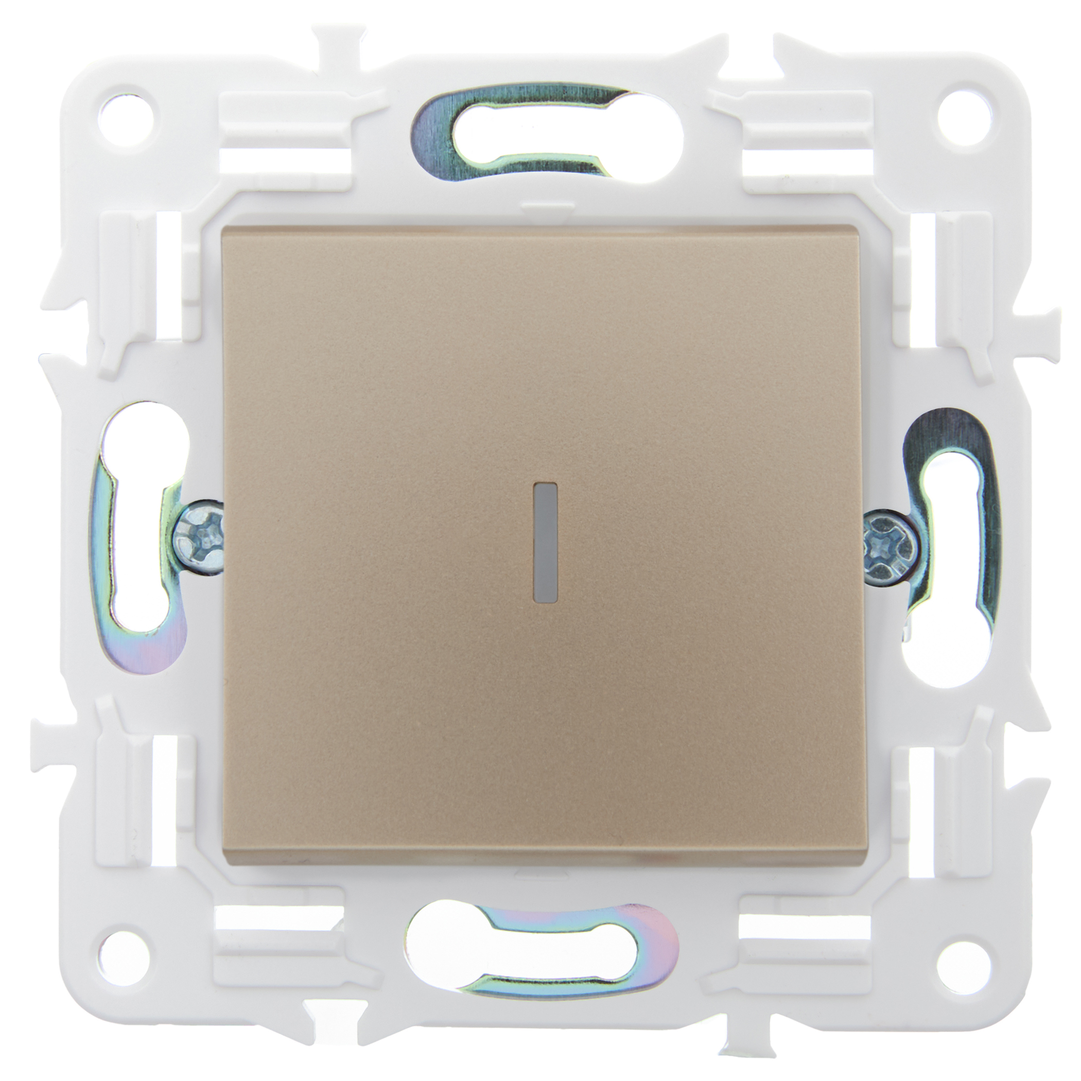             SKANDY Ажыратқыш 1 пернелі, индикациямен 10А SK-V07Sa құм IEK    