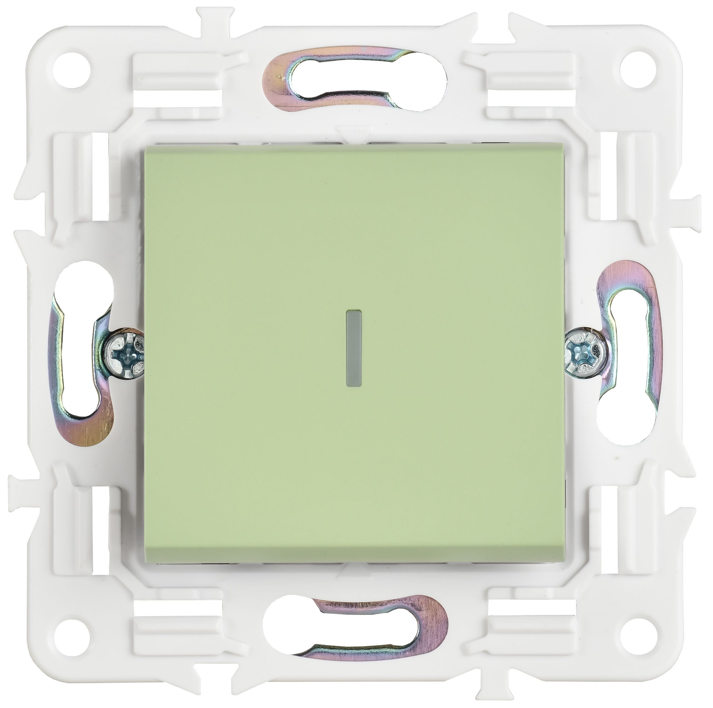             SKANDY Ажыратқыш 1 пернелі, индикациямен 10А SK-V07G жалбызды IEK    