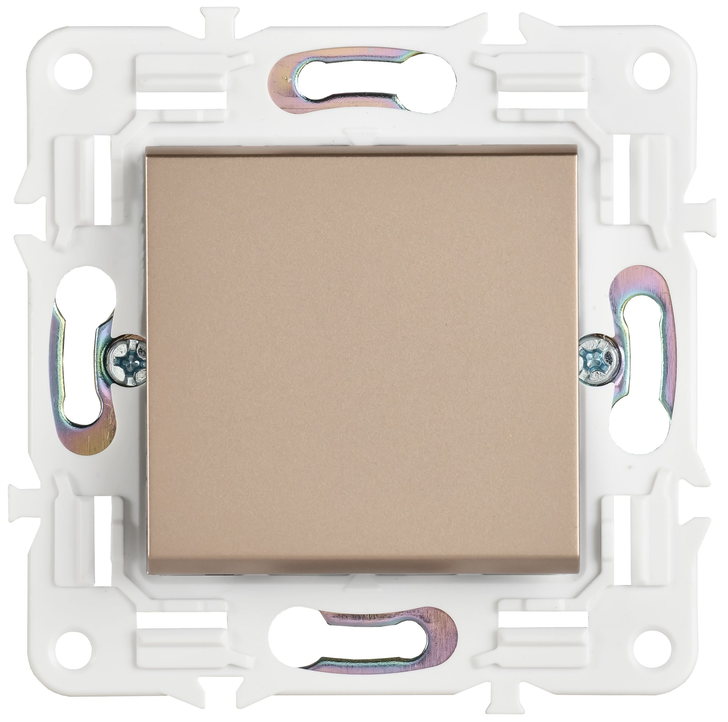             SKANDY Ажыратқыш 1 пернелі, өтпелі 10А SK-V02Sa құм IEK    