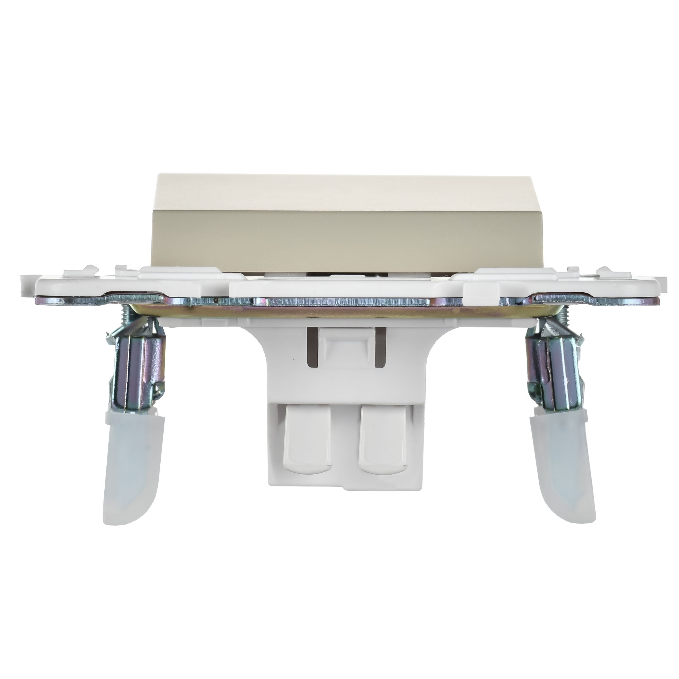             SKANDY Ажыратқыш 1 пернелі, өтпелі 10А SK-V02B сарғыш IEK    