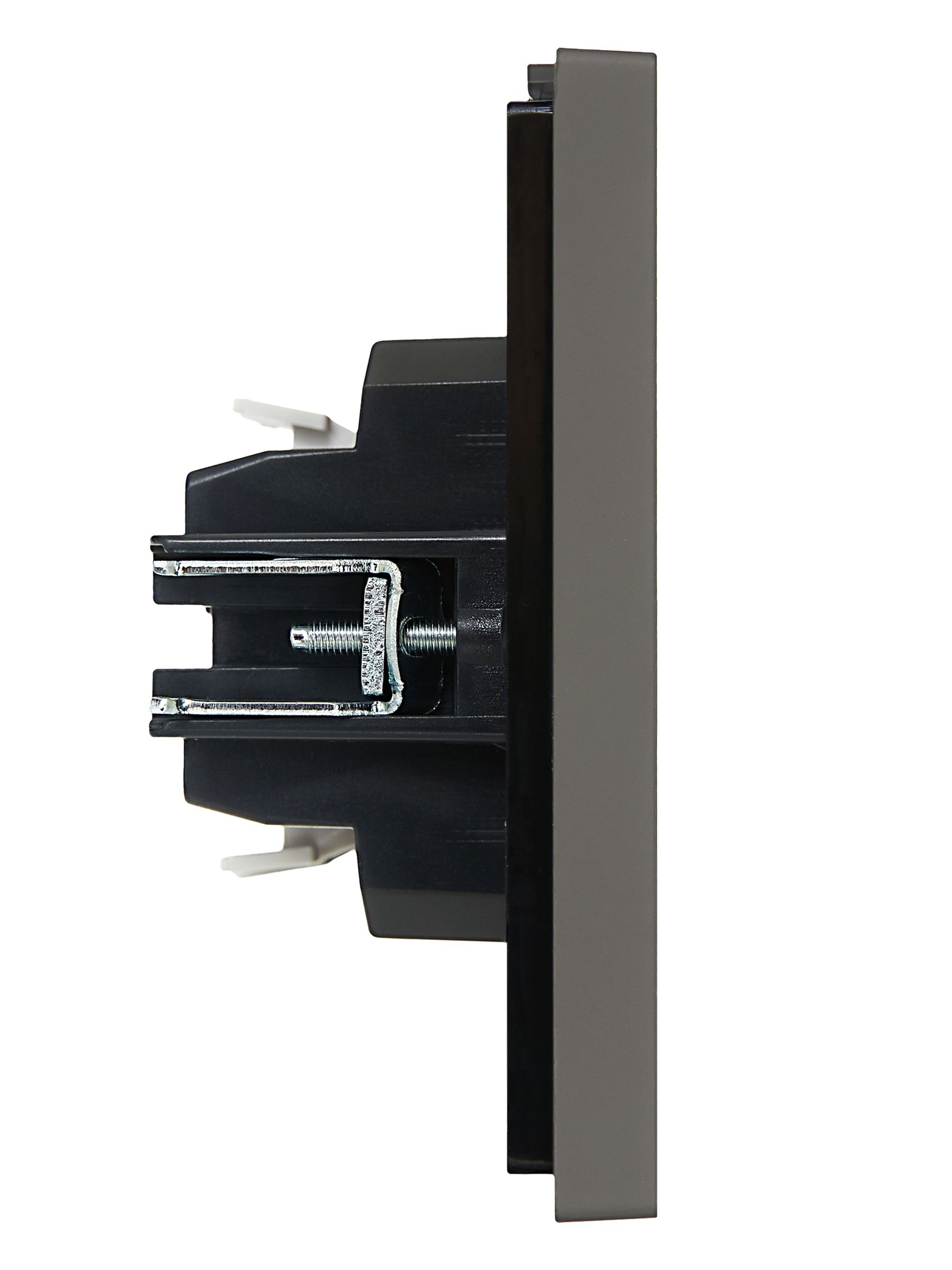             FORTE&PIANO Ажыратқыш, 1 пернелі, өтпелі, индикациямен, 10А FP304 сұр IEK    