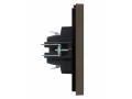 FORTE&PIANO Ажыратқыш 1 пернелі, айқара 10А FP312 серый ИЭК