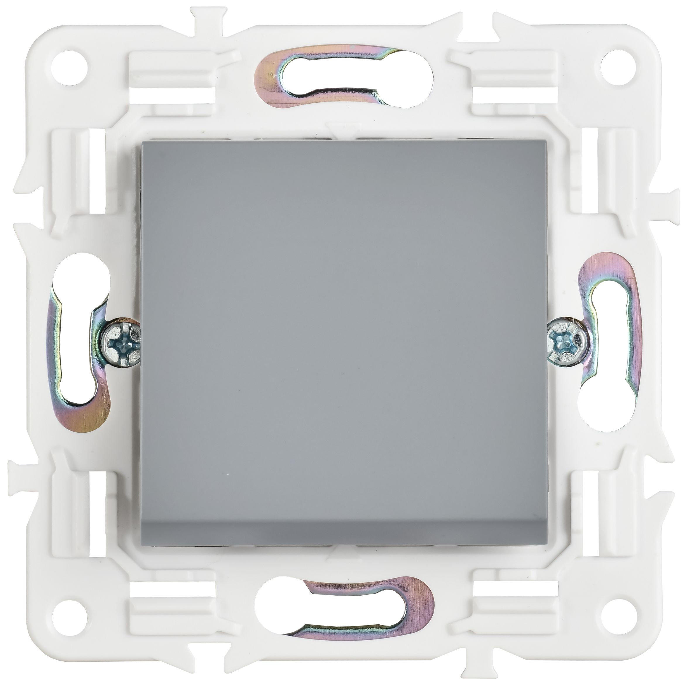             SKANDY Ажыратқыш 1 пернелі, өтпелі 10А SK-V02Gr сұр IEK    