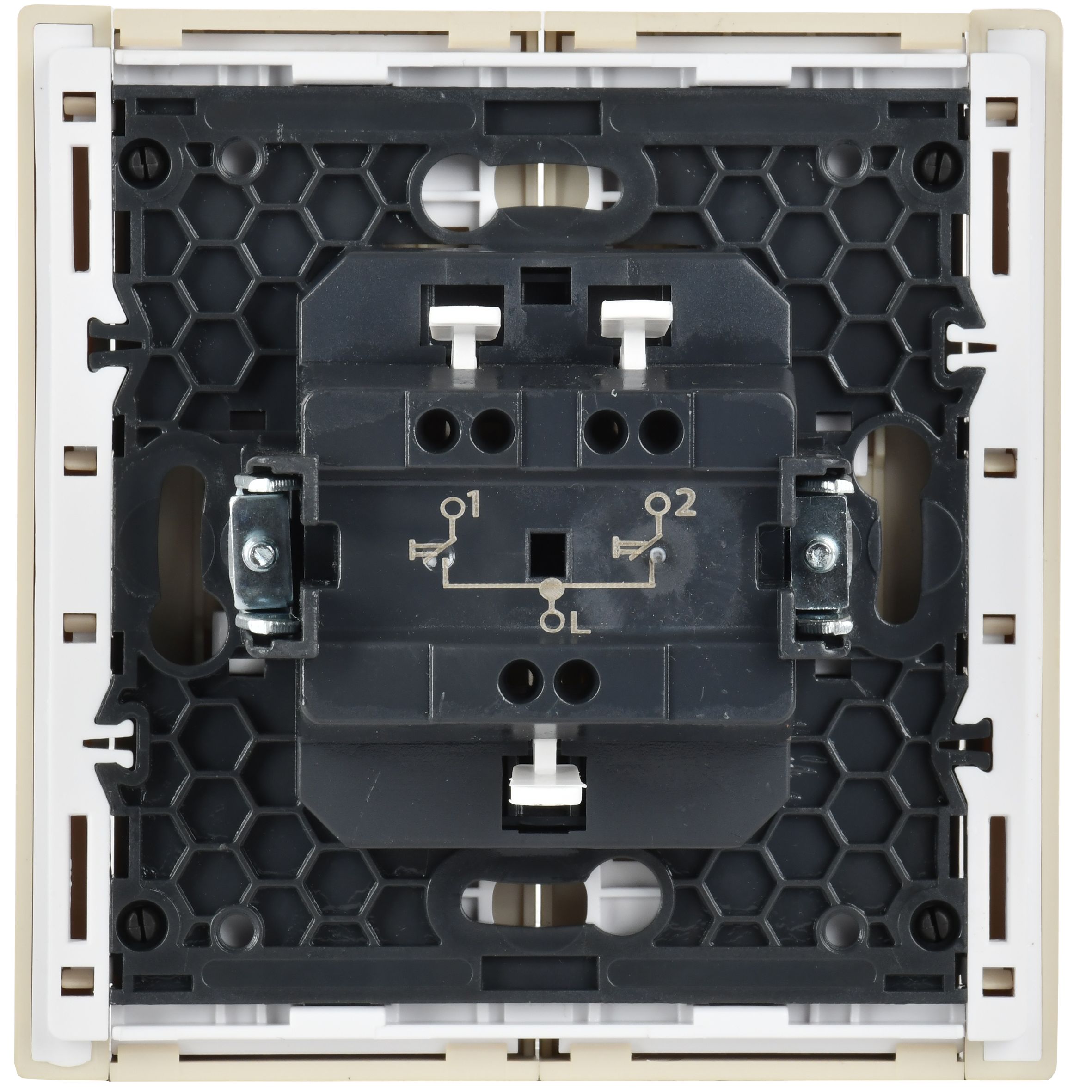             FORTE&PIANO Жалюзи ажыратқышы 10А FP411 ваниль IEK    
