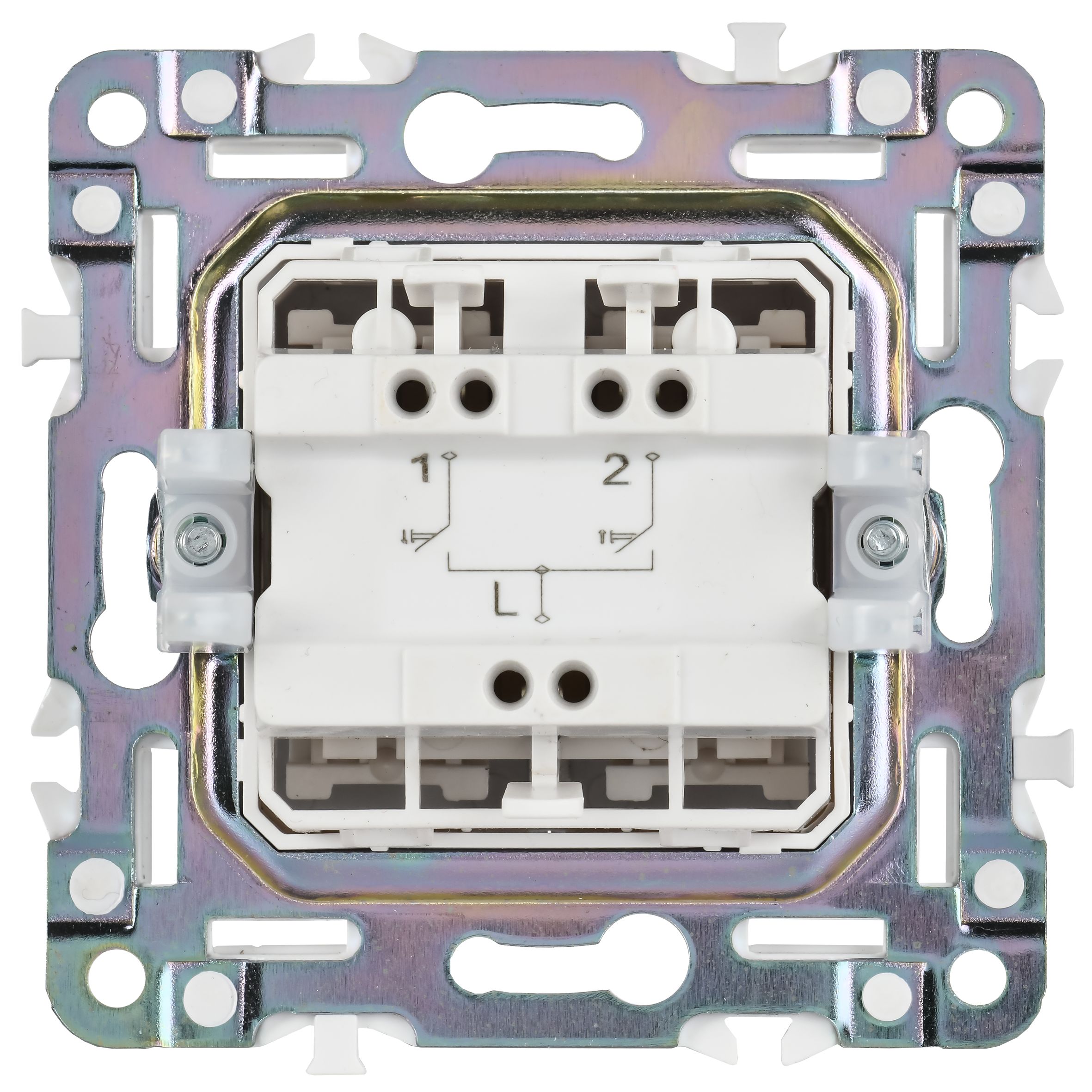             SKANDY Жалюзи ажыратқышы 10А SK-V12Gr сұр IEK    