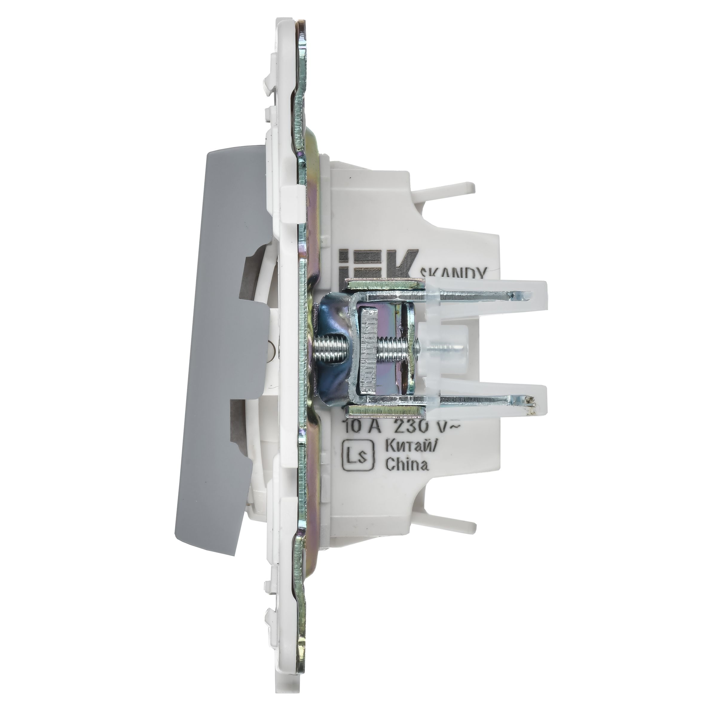             SKANDY Жалюзи ажыратқышы 10А SK-V12Gr сұр IEK    