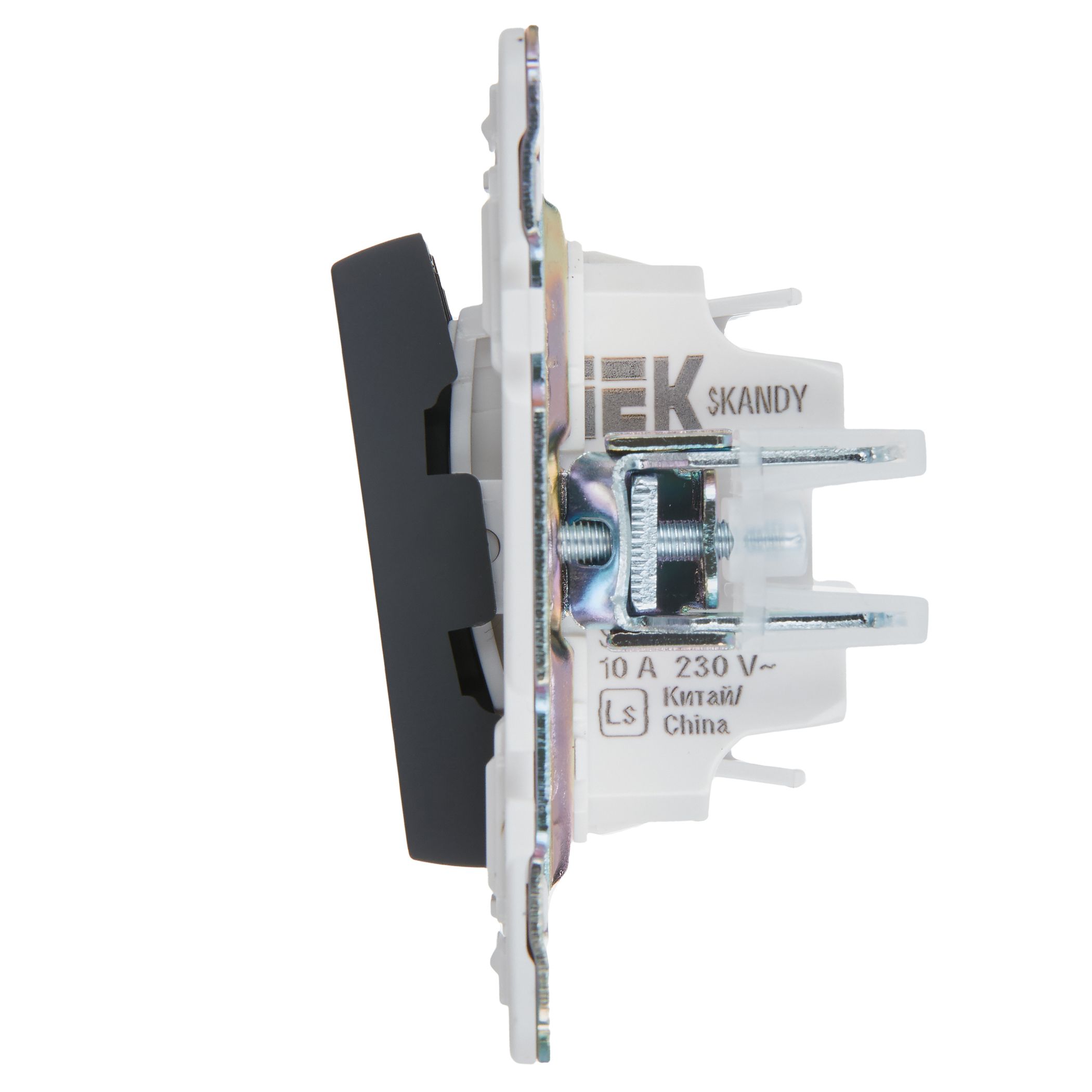             SKANDY Жалюзи ажыратқышы 10А SK-V12G графит IEK    