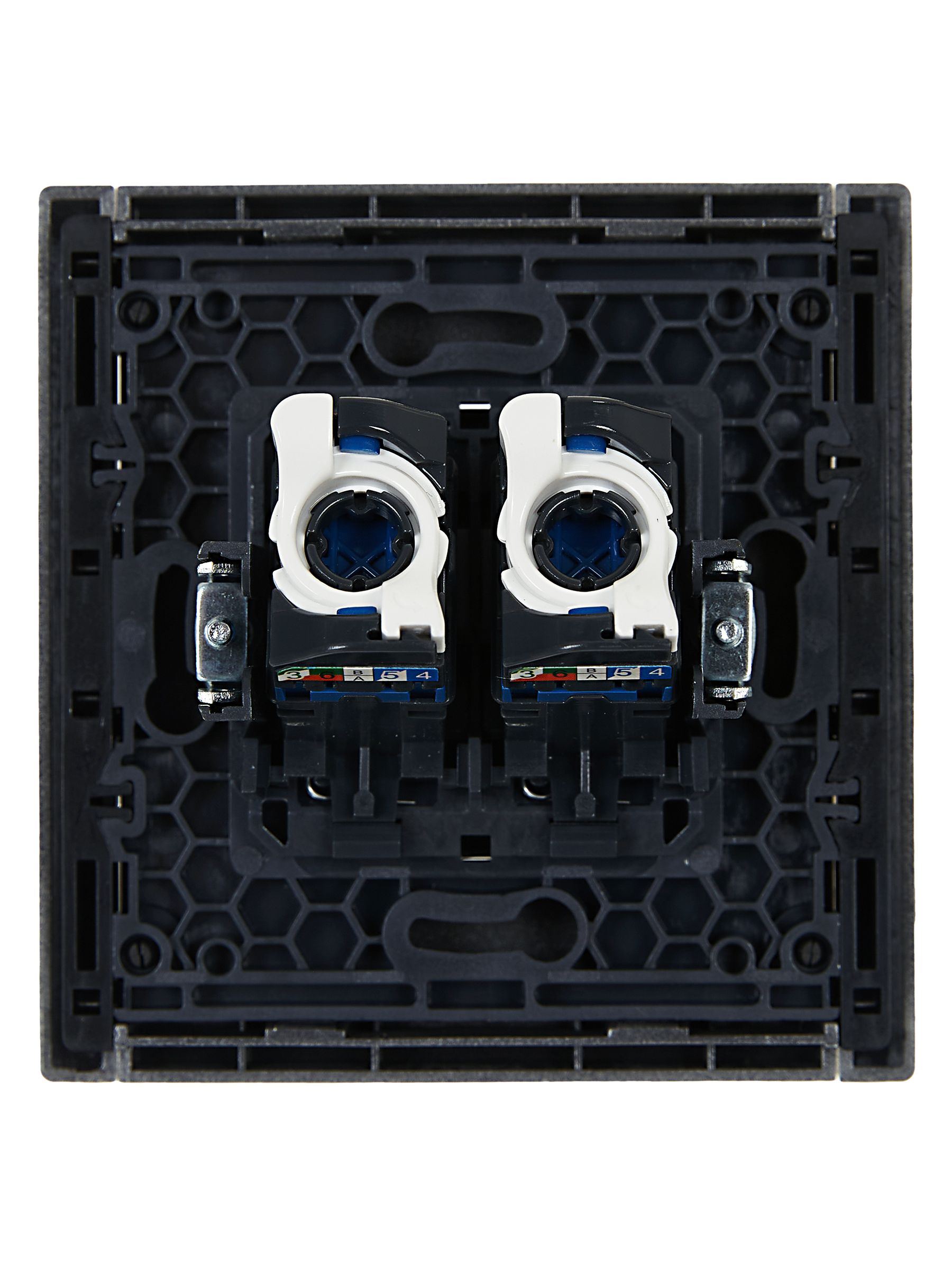             FORTE&PIANO Розетка, компьютерге арналған, екілі RJ45 категория 6 FP534 болат IEK    