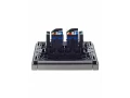             FORTE&PIANO Розетка, компьютерге арналған, екілі RJ45 категория 6 FP534 болат IEK    