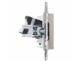             SKANDY Розетка, компьютерге арналған RJ45 категория 5Е SK-K01Sh шампан IEK    