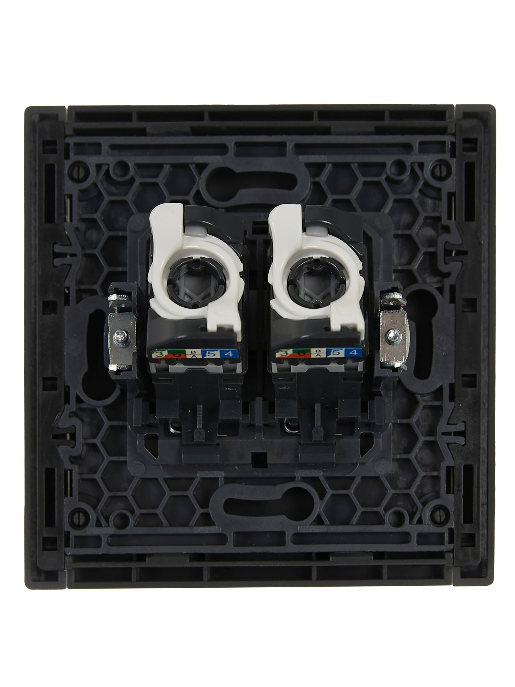             FORTE&PIANO Розетка, компьютерге арналған, екілі RJ45 категория 5Е FP333 сұр IEK    
