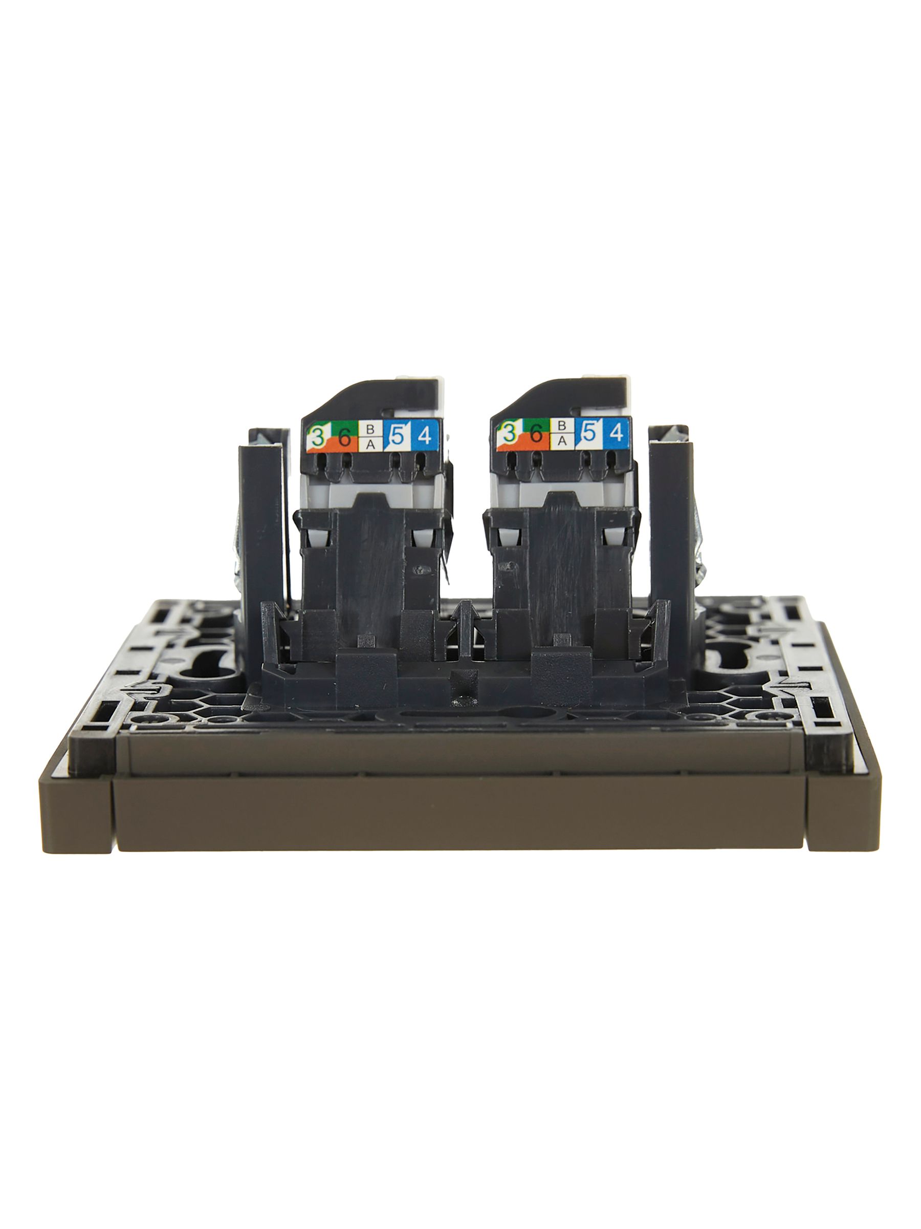             FORTE&PIANO Розетка, компьютерге арналған, екілі RJ45 категория 5Е FP333 сұр IEK    