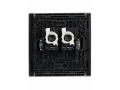             FORTE&PIANO Розетка, компьютерге арналған, екілі RJ45 категория 5Е FP533 болат IEK    