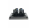             FORTE&PIANO Розетка, компьютерге арналған, екілі RJ45 категория 5Е FP533 болат IEK    