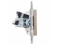             SKANDY Розетка, компьютерге арналған RJ45 категория 5Е SK-K01Sa құм IEK    