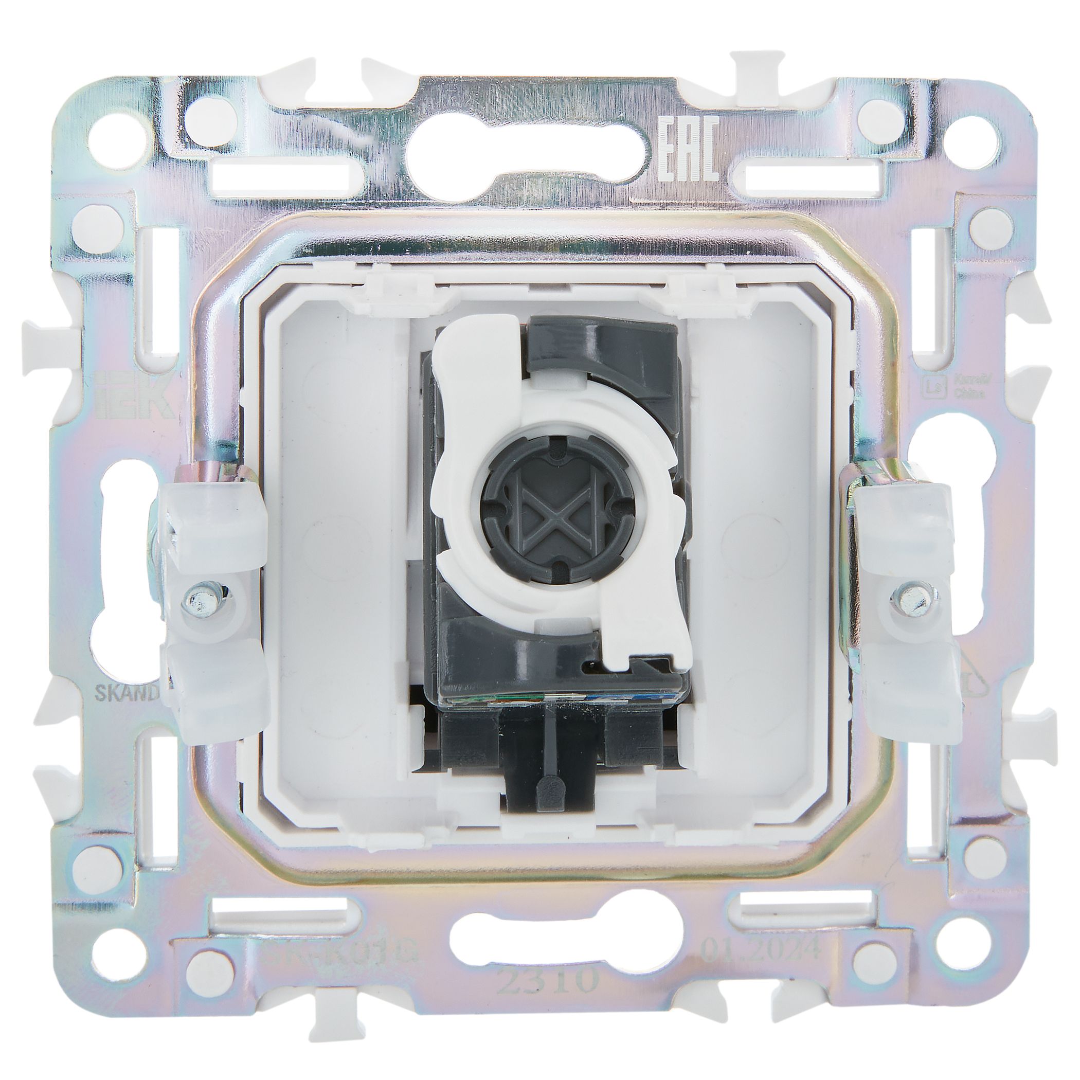             SKANDY Розетка, компьютерге арналған RJ45 категория 5Е SK-K01G графит IEK    