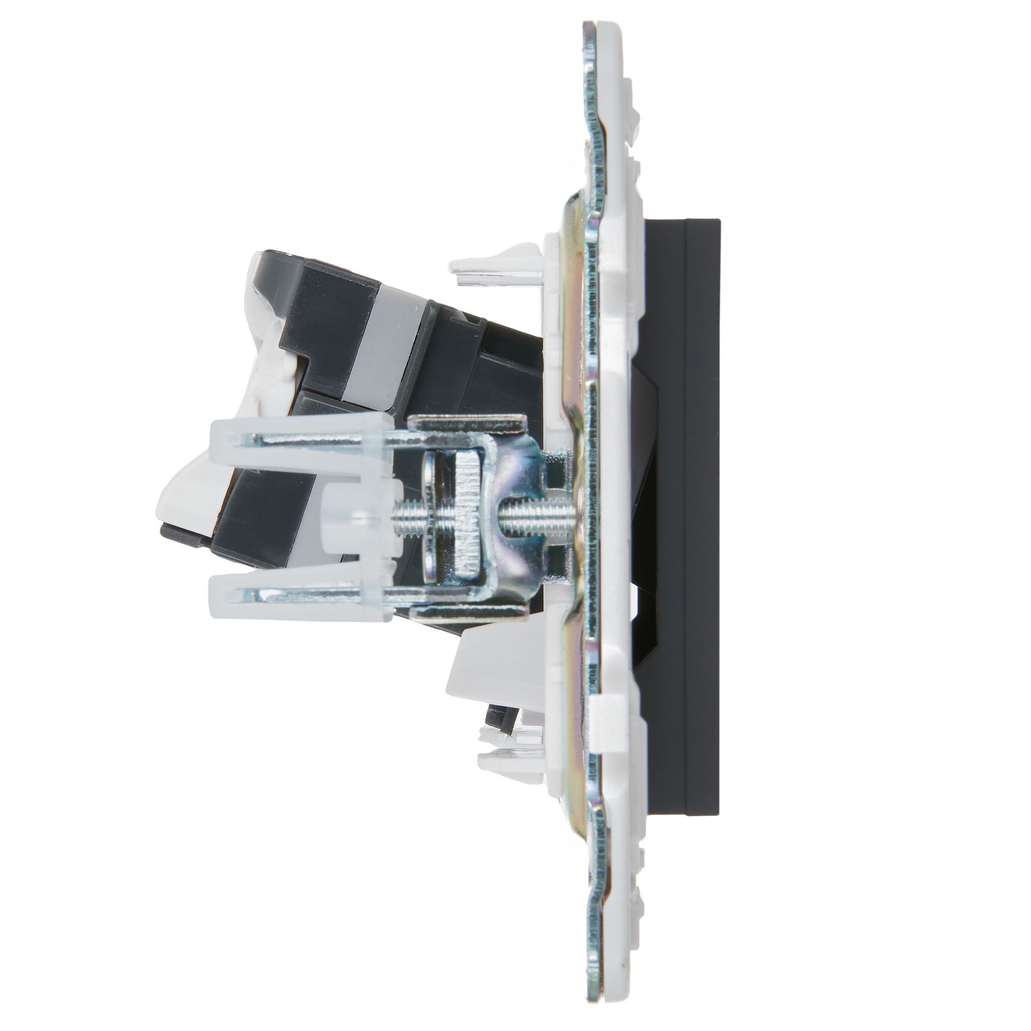             SKANDY Розетка, компьютерге арналған RJ45 категория 5Е SK-K01G графит IEK    
