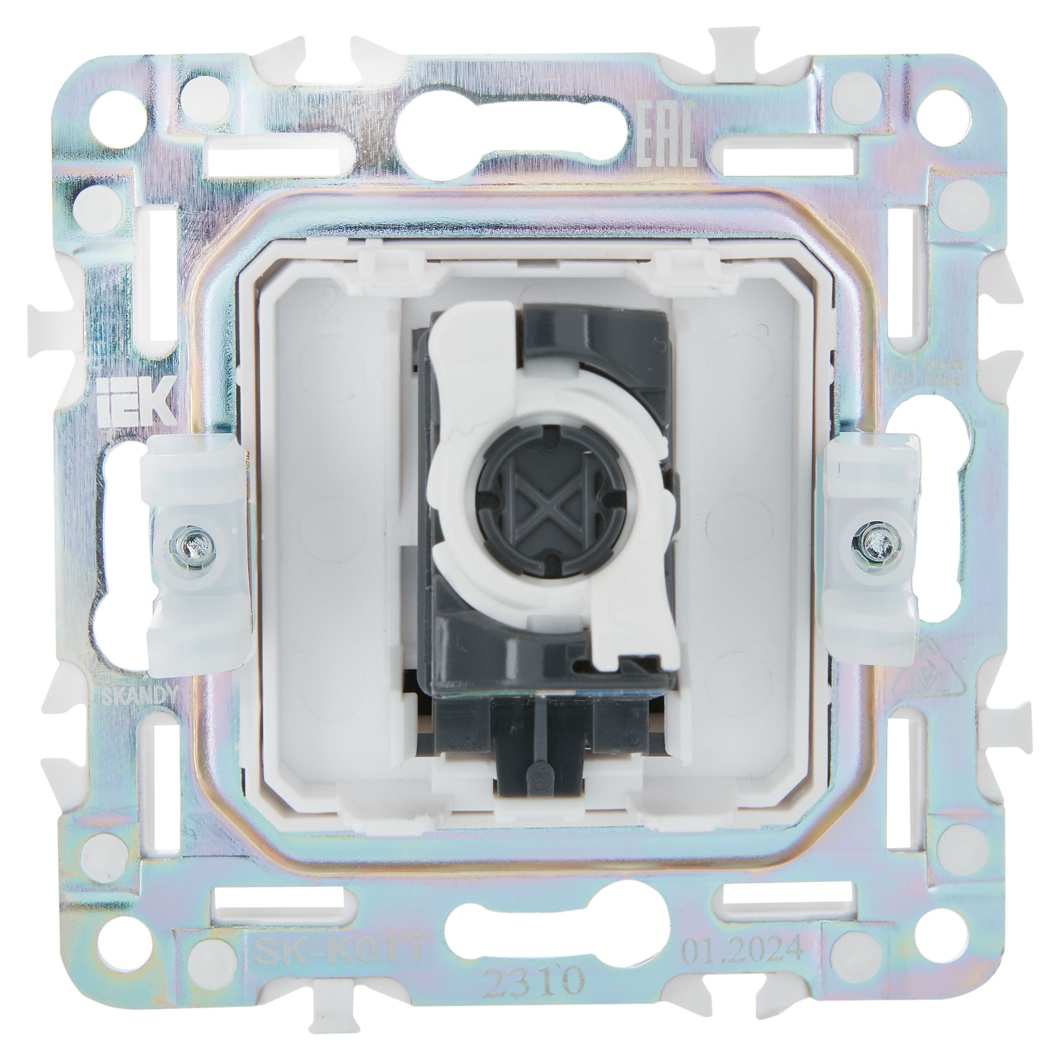             SKANDY Розетка, компьютерге арналған RJ45 категория 5Е SK-K01T титан IEK    