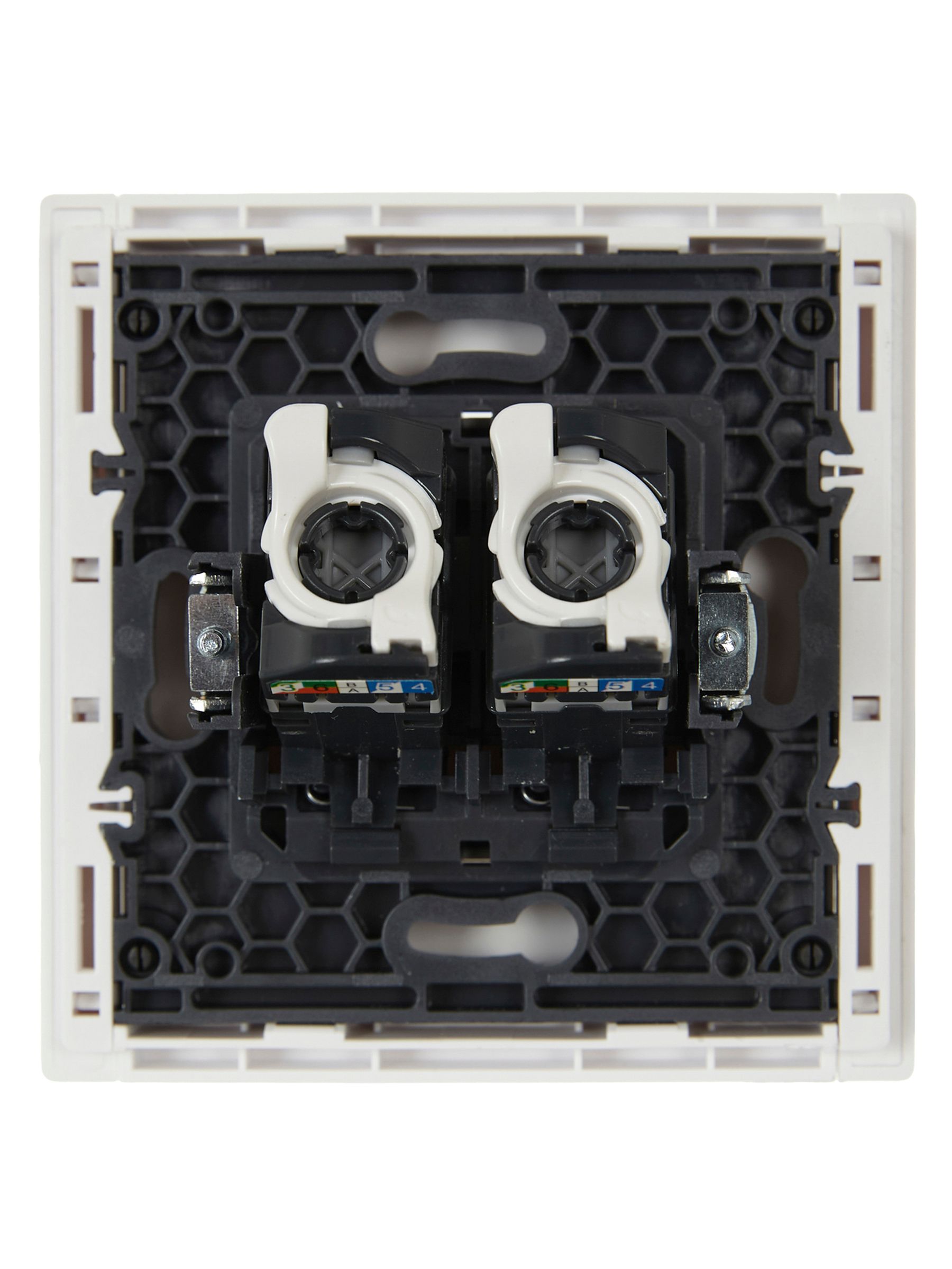             FORTE&PIANO Розетка, компьютерге арналған, екілі RJ45 категория 5Е FP233 ақ ИЭК    
